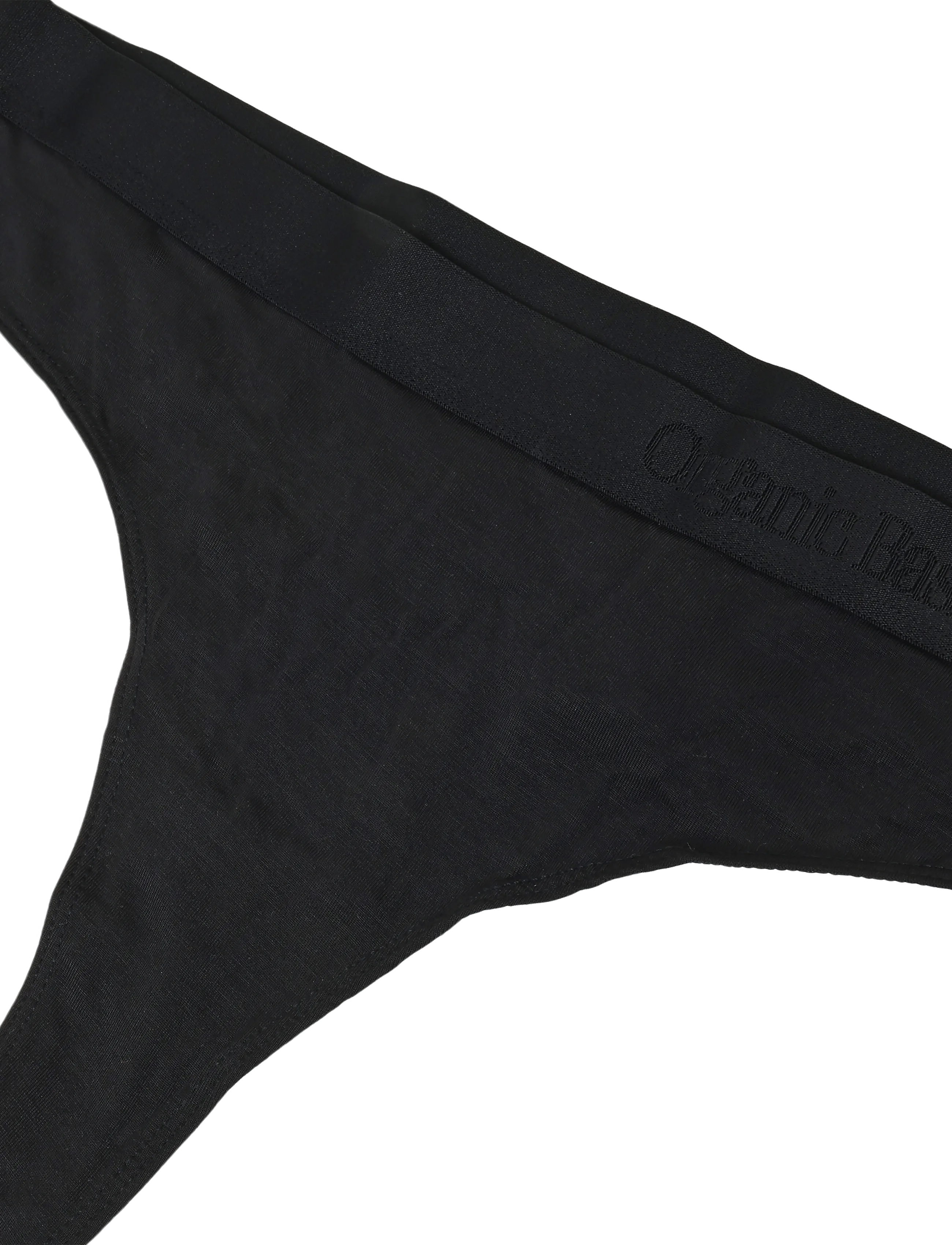 Organic Basics - Soft Touch Thong - black - 2