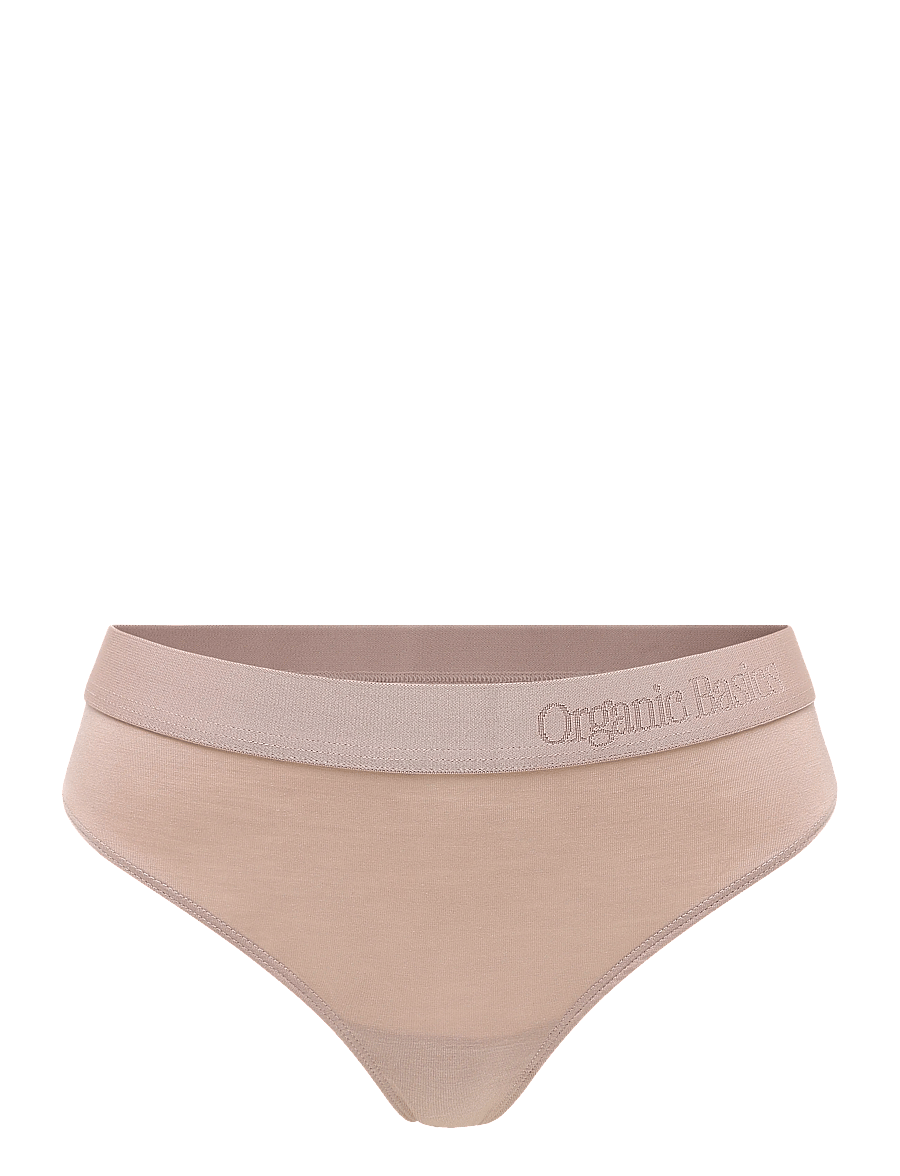 Organic Basics - Soft Touch Thong - stringid - dusty rose - 1