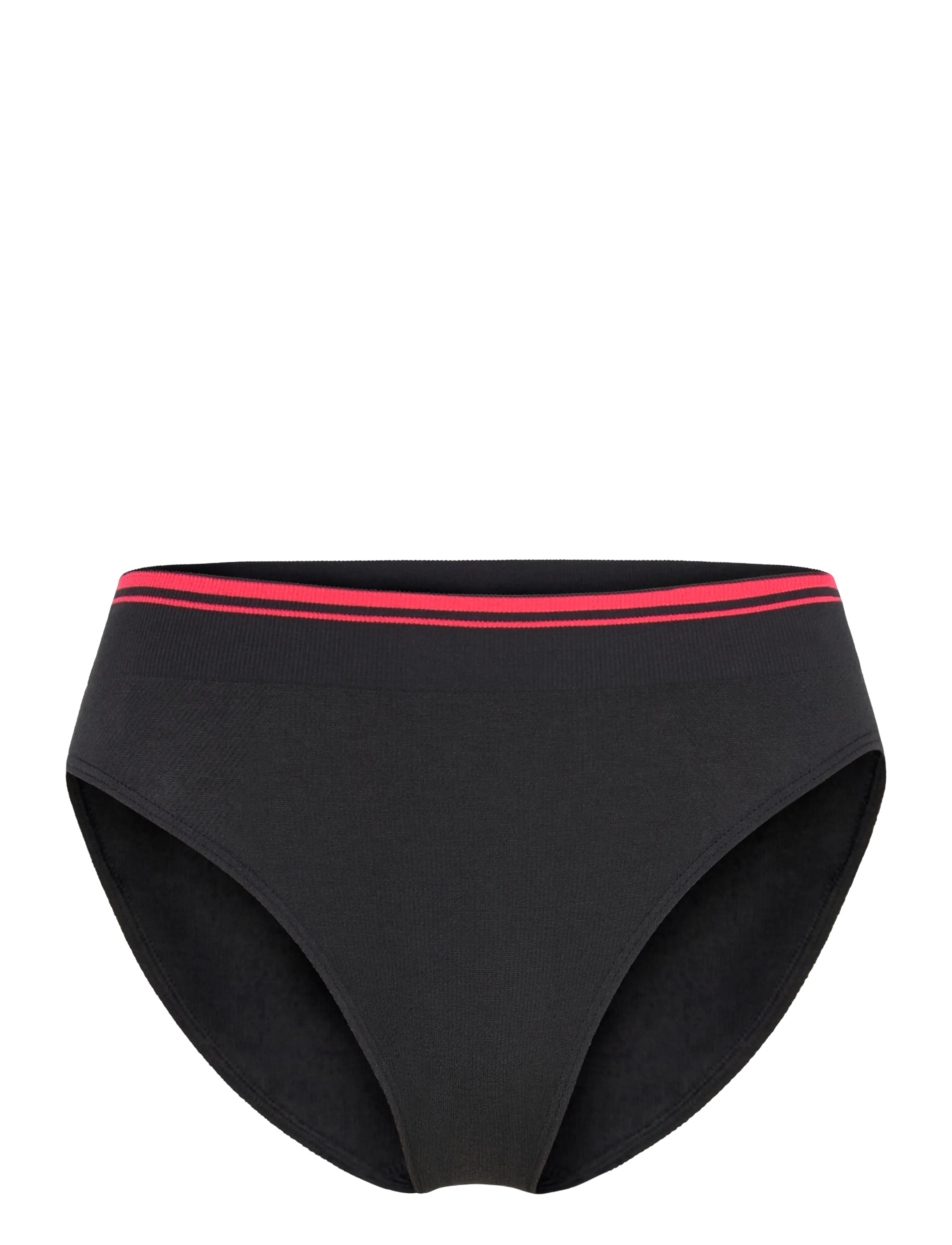 Organic Basics Luxe Touch Hi-Leg Briefs - Underkläder - BLACK / black