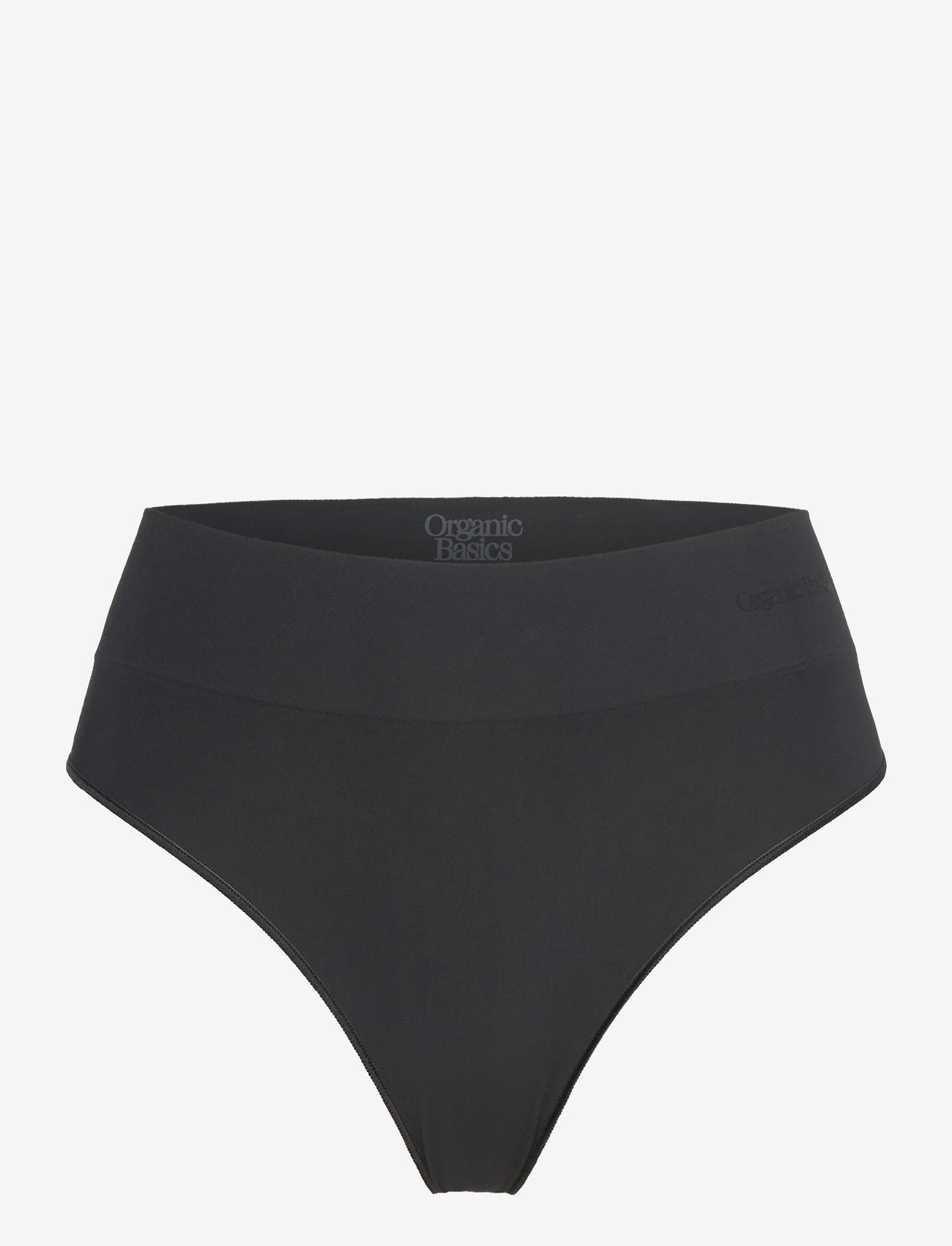 Organic Basics - Smooth Thong - nahtlose slips - black - 0