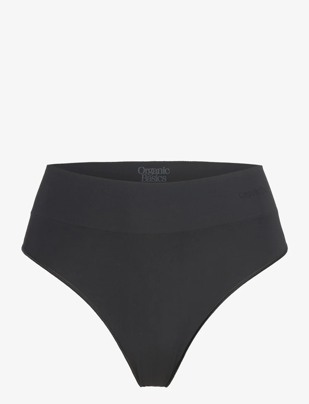 Organic Basics - Smooth Thong - Õmblusteta aluspüksid - black - 1