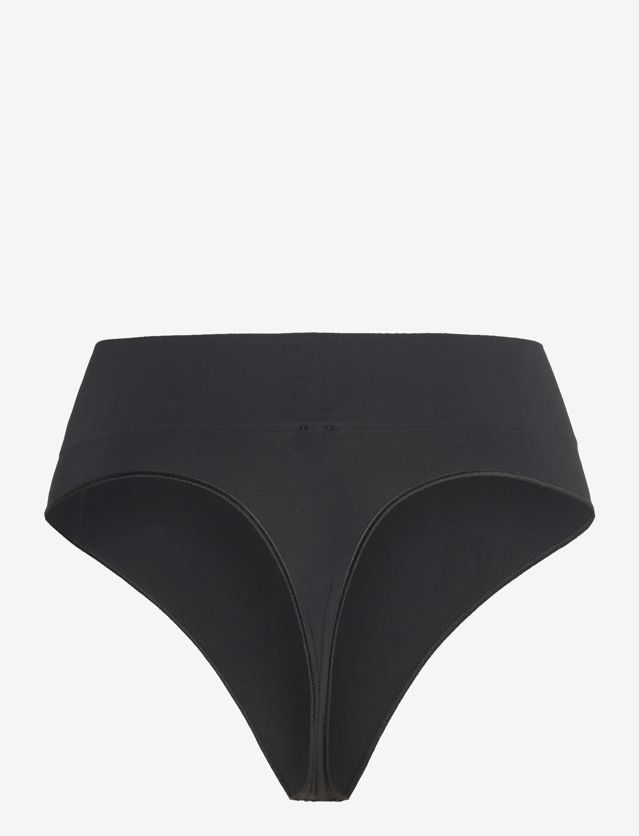 Organic Basics - Smooth Thong - nahtlose slips - black - 1