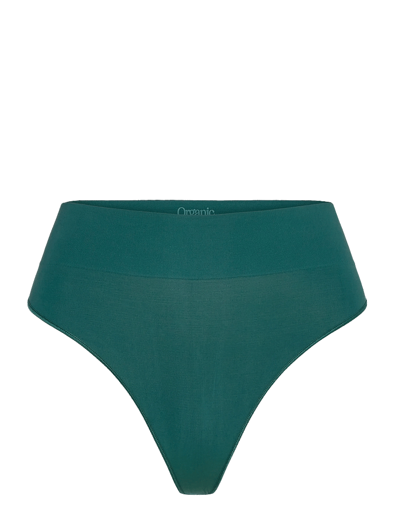 Organic Basics - Smooth Thong - string - deep forest - 1