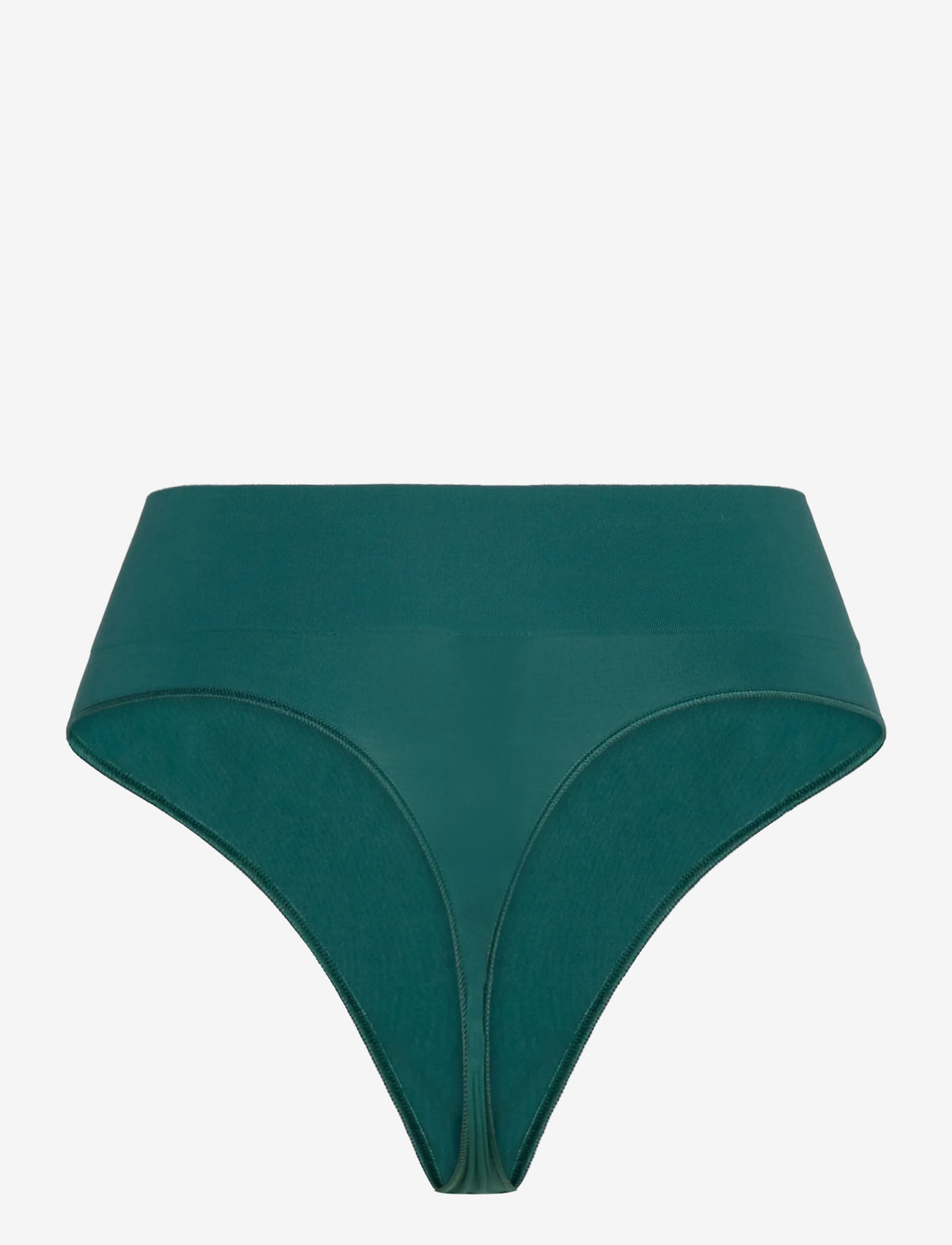 Organic Basics - Smooth Thong - seamless trusser - deep forest - 2