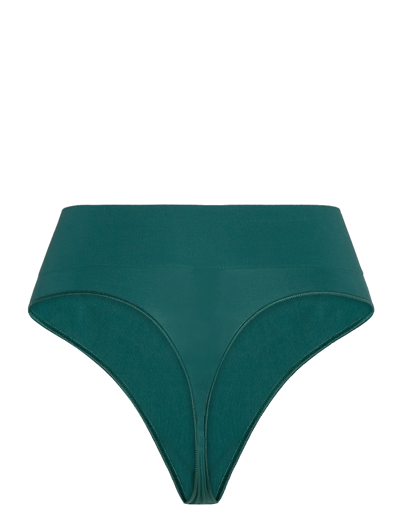 Organic Basics - Smooth Thong - string - deep forest - 2
