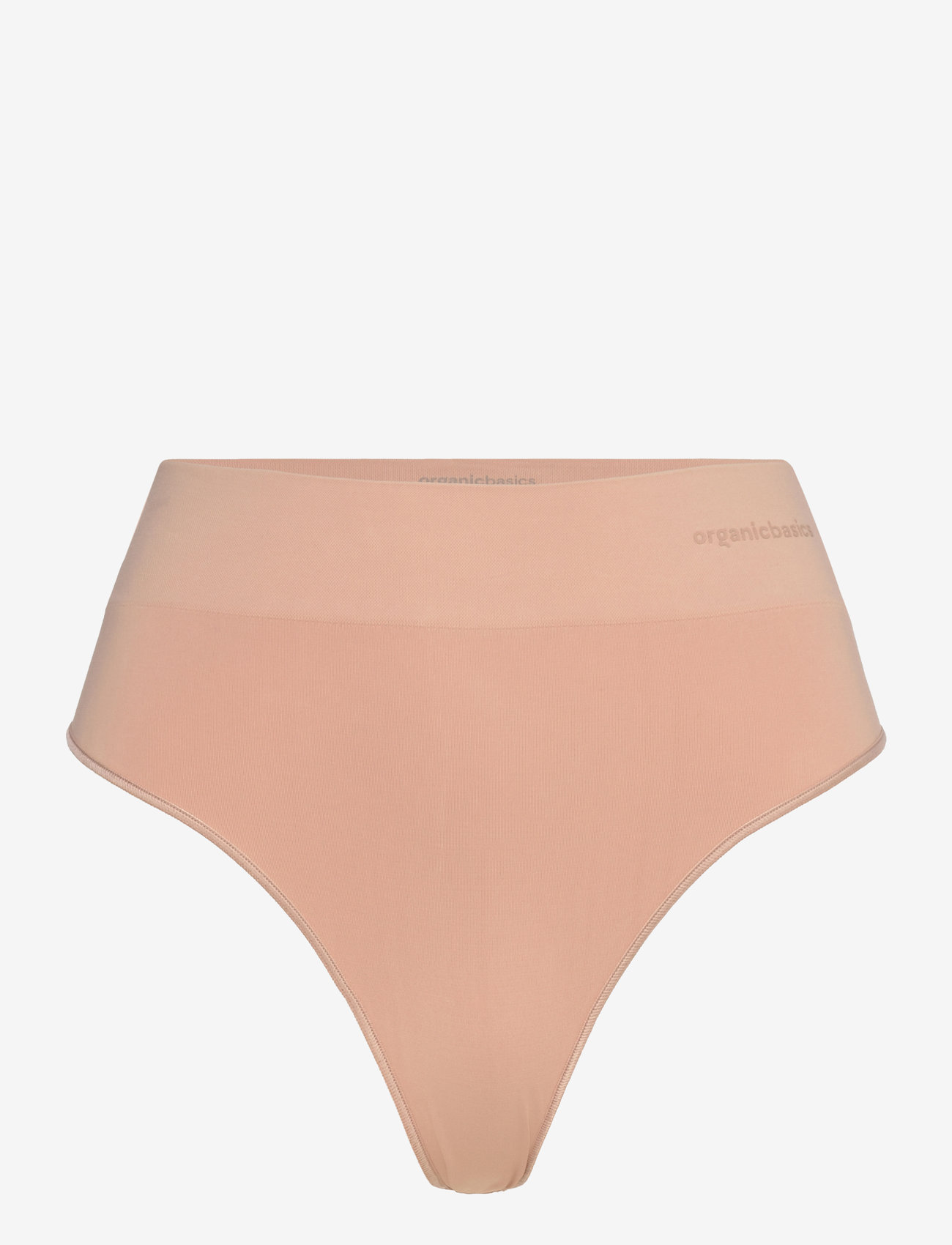 Organic Basics - Smooth Thong - seamless trusser - hazelnut - 0