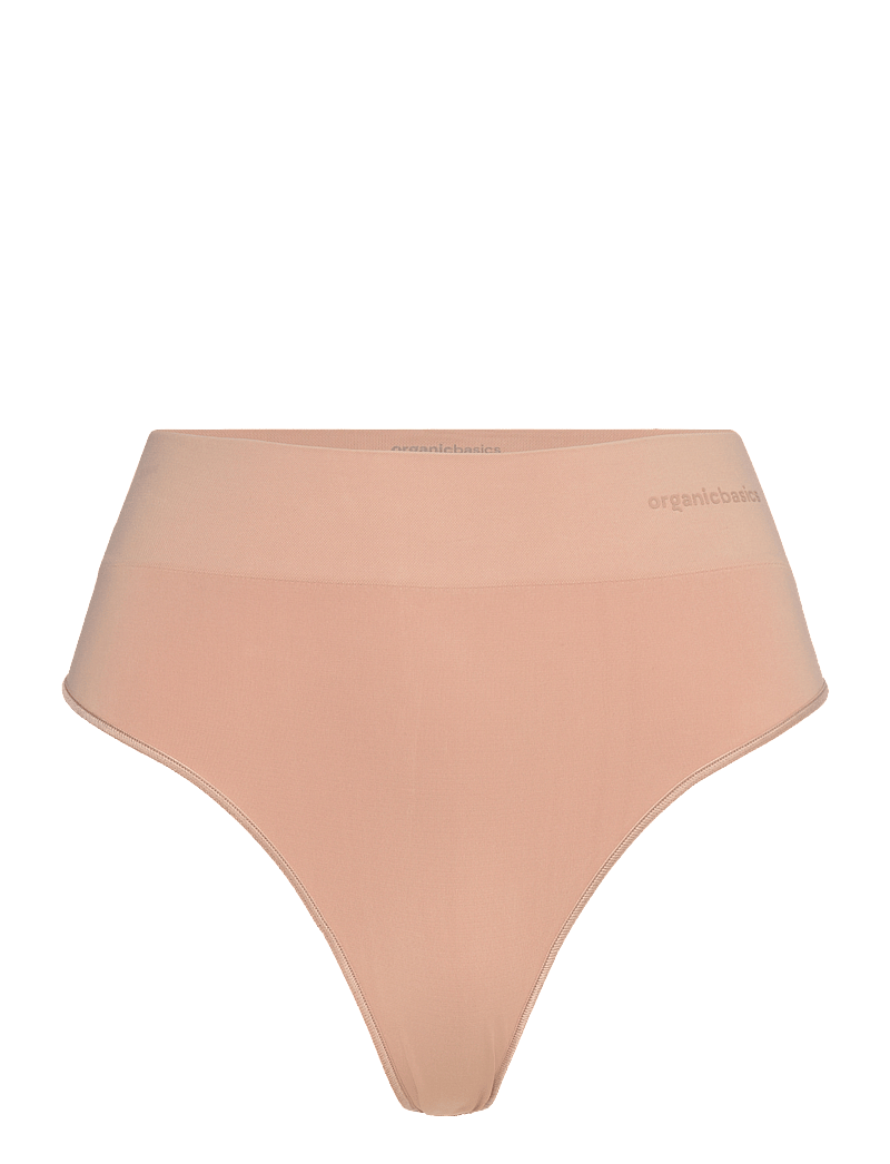Organic Basics - Smooth Thong - stringtrosor - hazelnut - 1