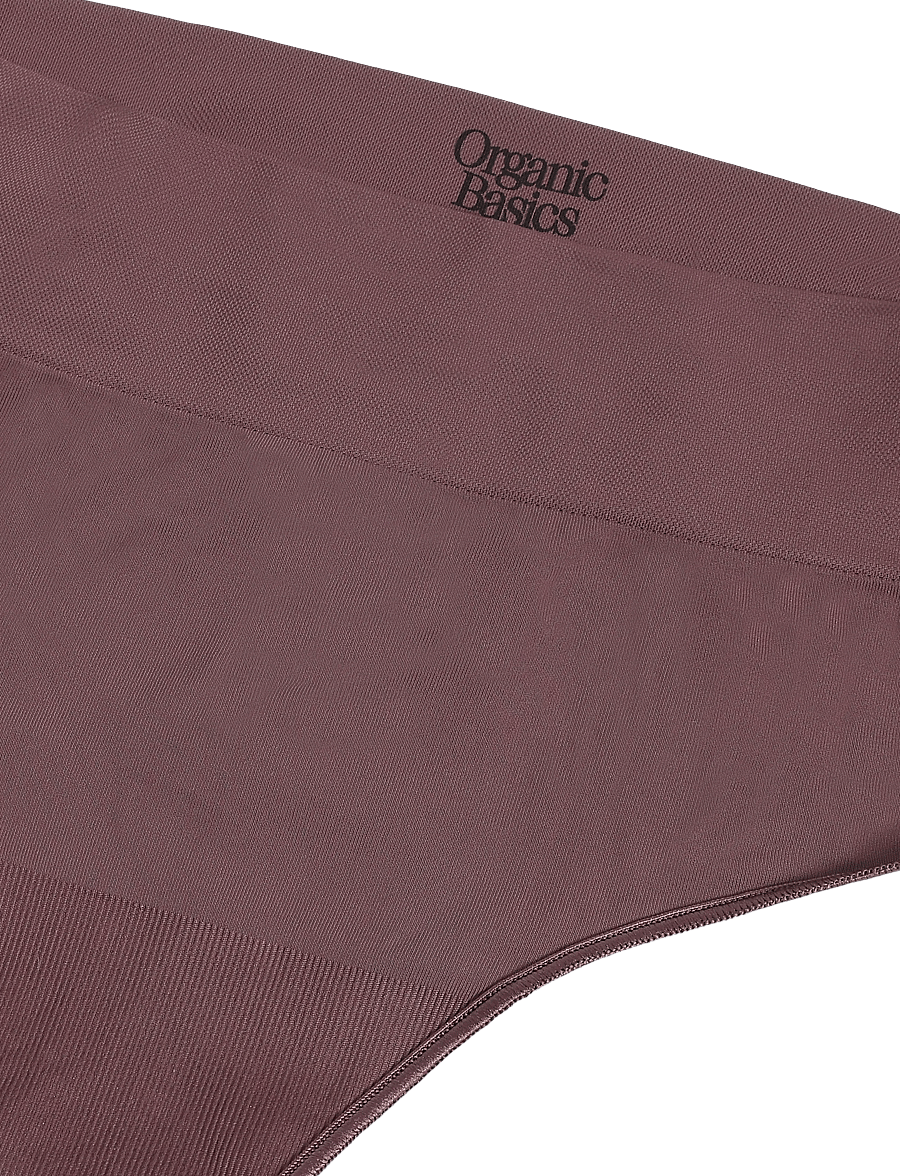 Organic Basics - Smooth Thong - stringtrosor - moody - 2