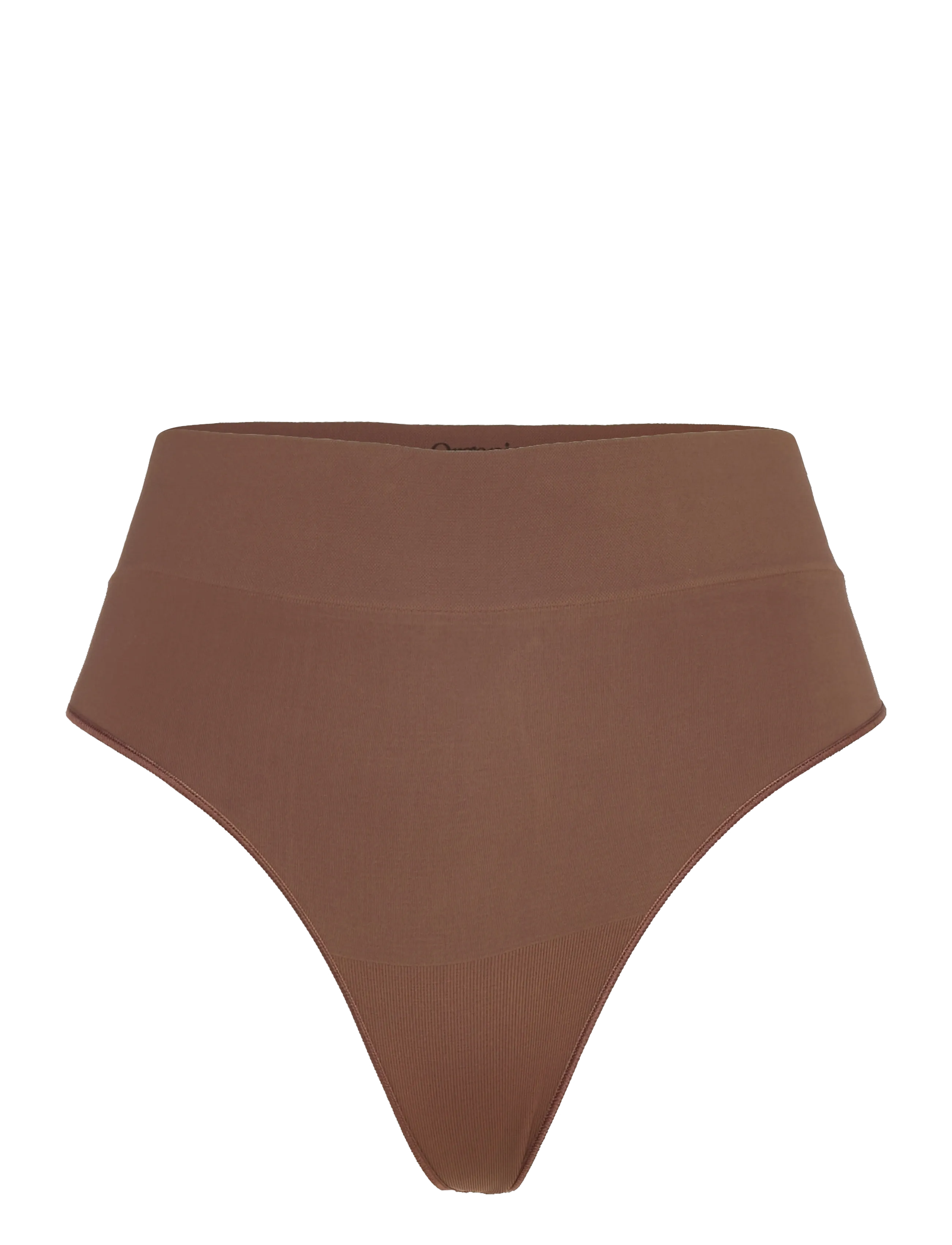 ORGANIC BASICS Smooth Stringtanga Braun - S - Damen