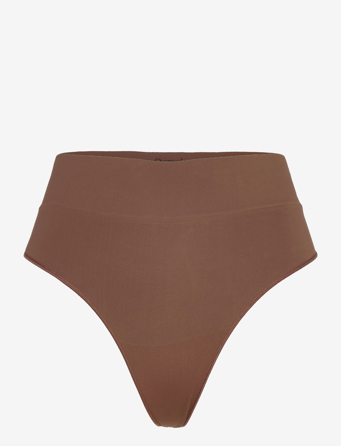 Organic Basics - Smooth Thong - stringid - walnut - 0