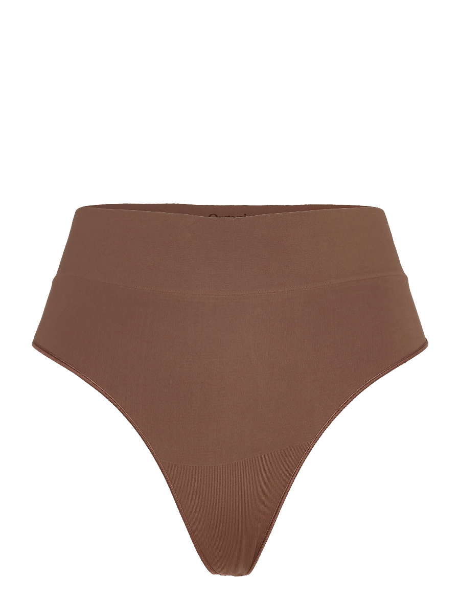 Organic Basics - Smooth Thong - briefs - walnut - 0