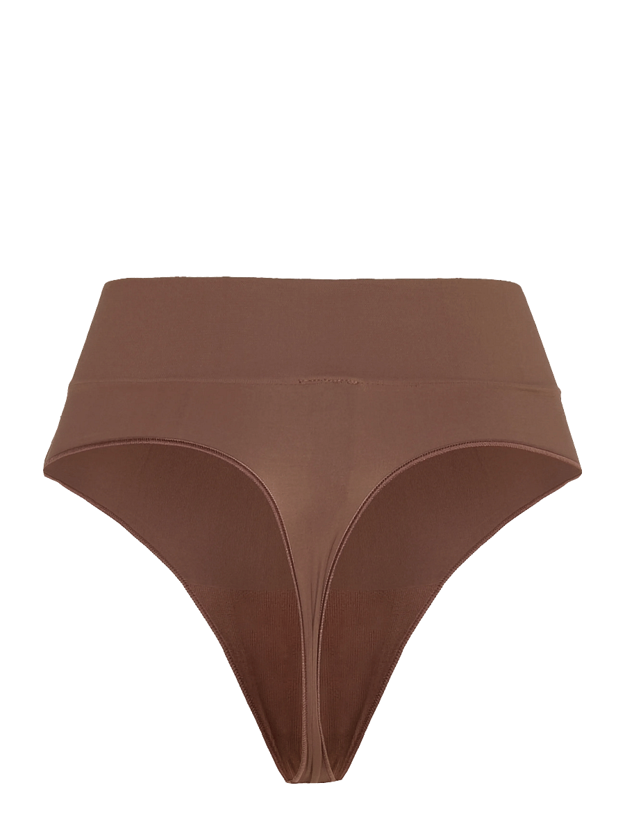Organic Basics - Smooth Thong - briefs - walnut - 1