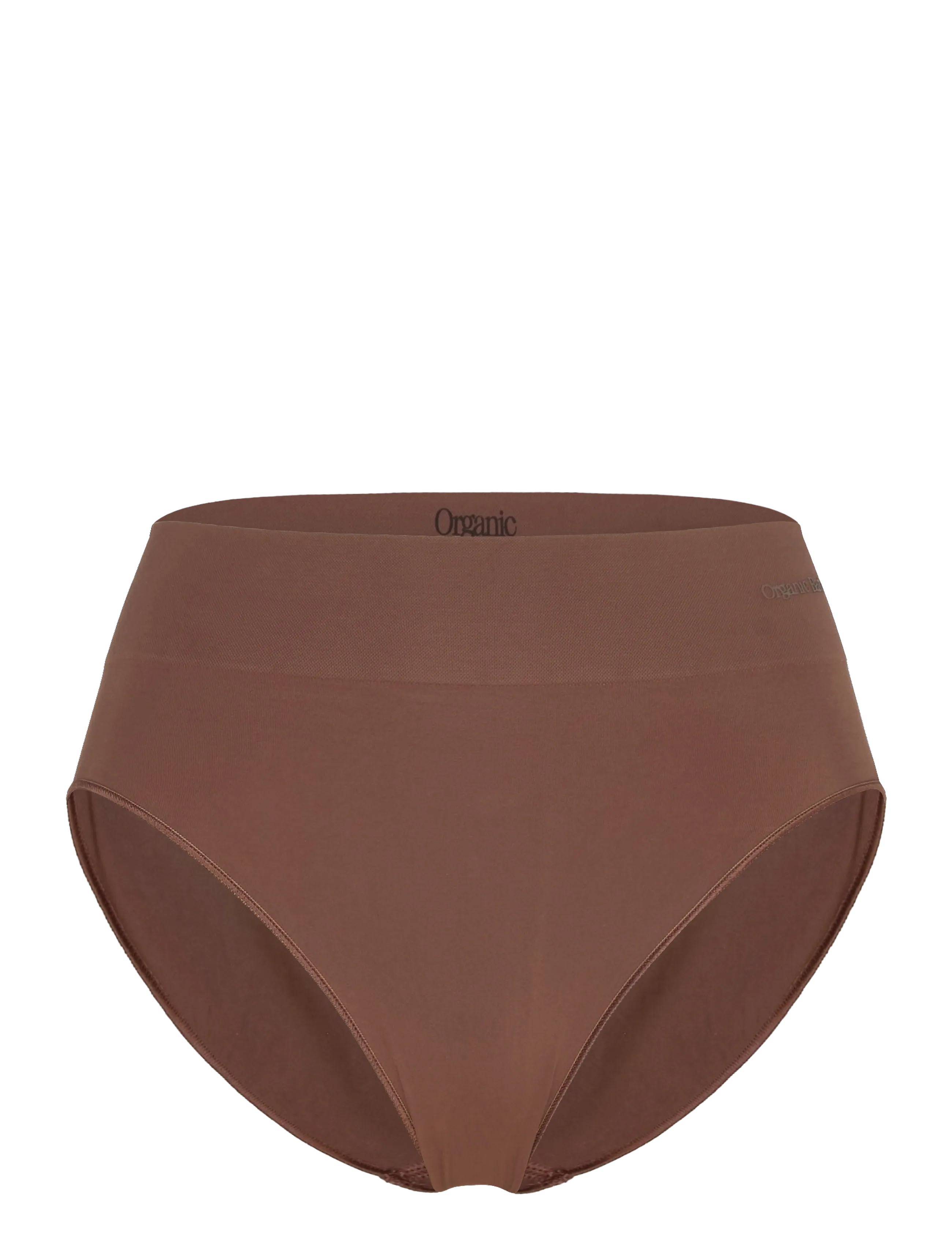 Organic Basics Smooth High-Leg Briefs - Trusser - WALNUT / brown