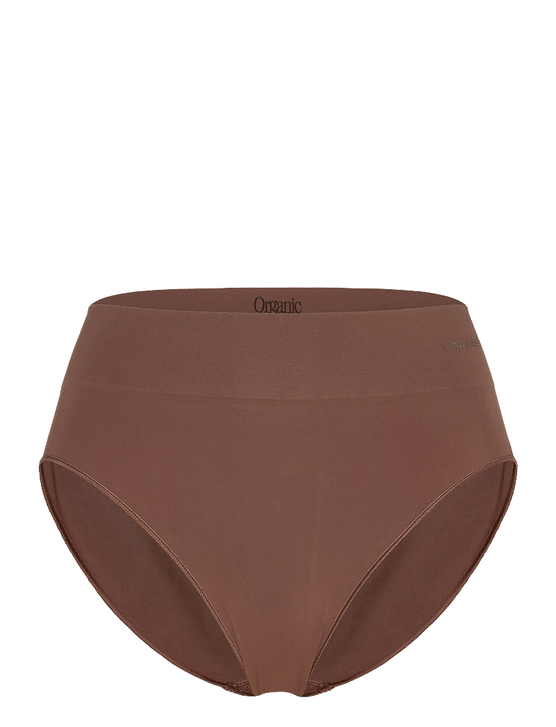 Organic Basics - Smooth High-Leg Briefs - püksikud - walnut - 0