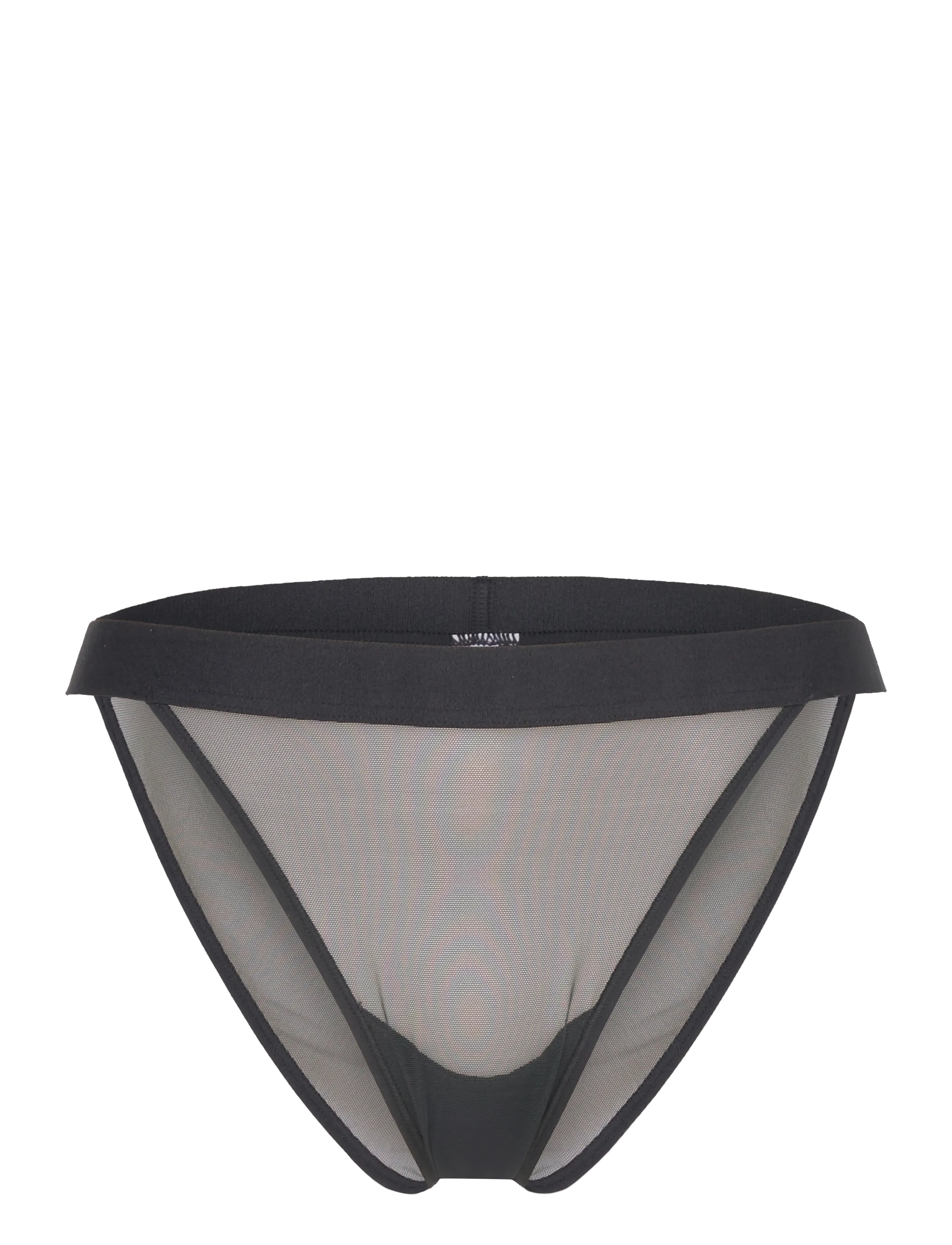 Organic Basics Mesh Tanga Briefs - Undertøj - BLACK / black