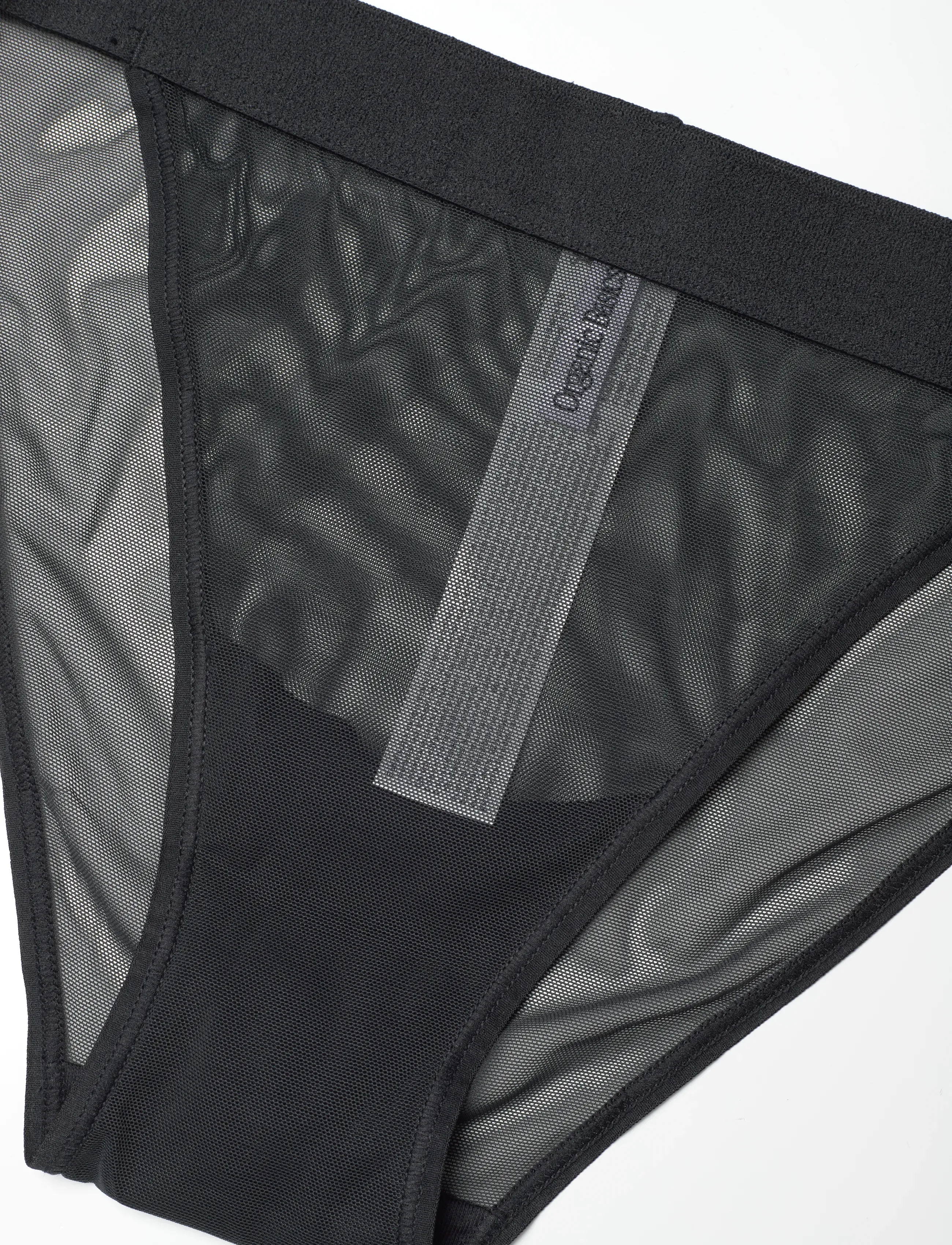 Organic Basics - Mesh Tanga Briefs - die niedrigsten preise - black - 2