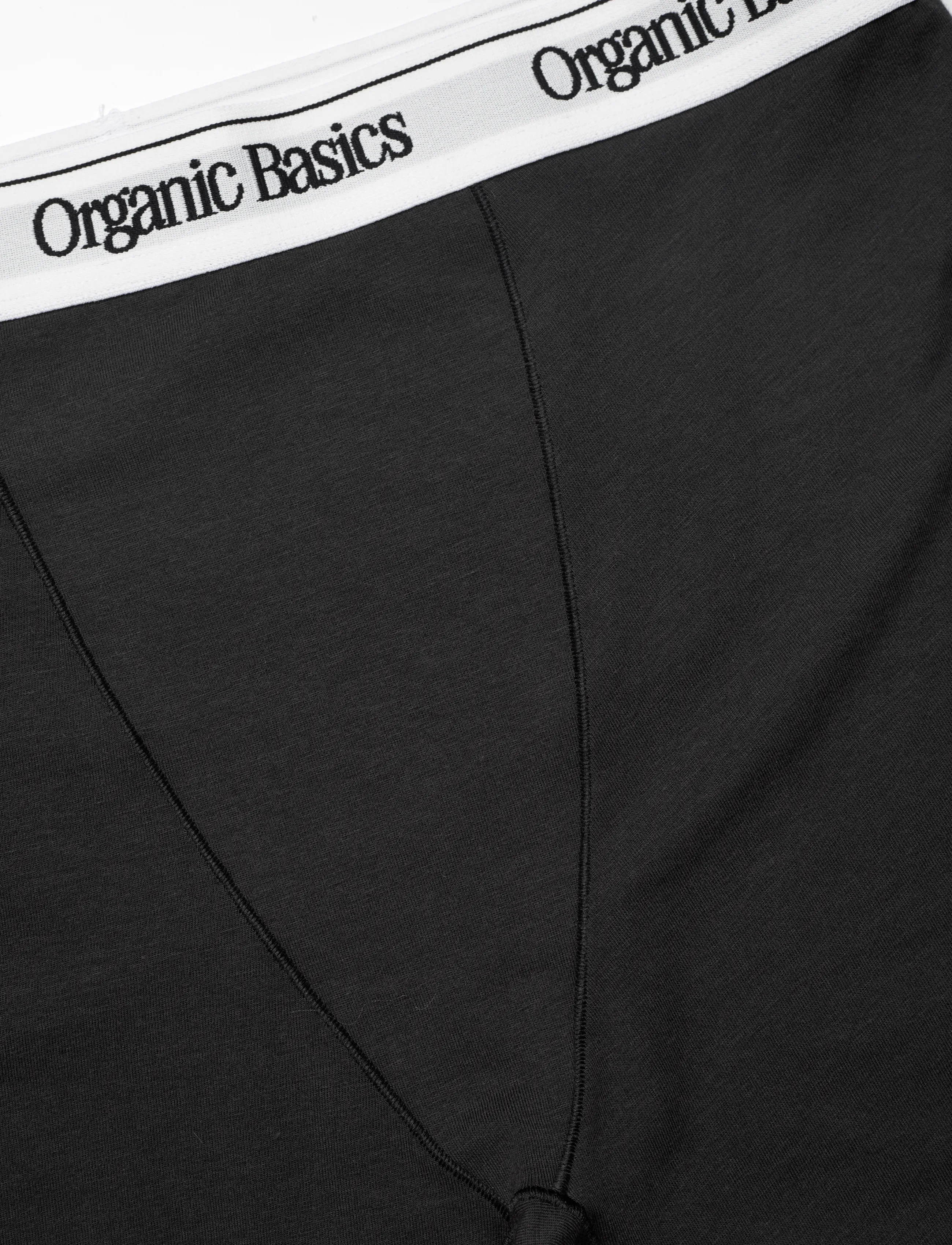 Organic Basics - Easy Boyfriend Boxer Briefs - laveste priser - black - 2