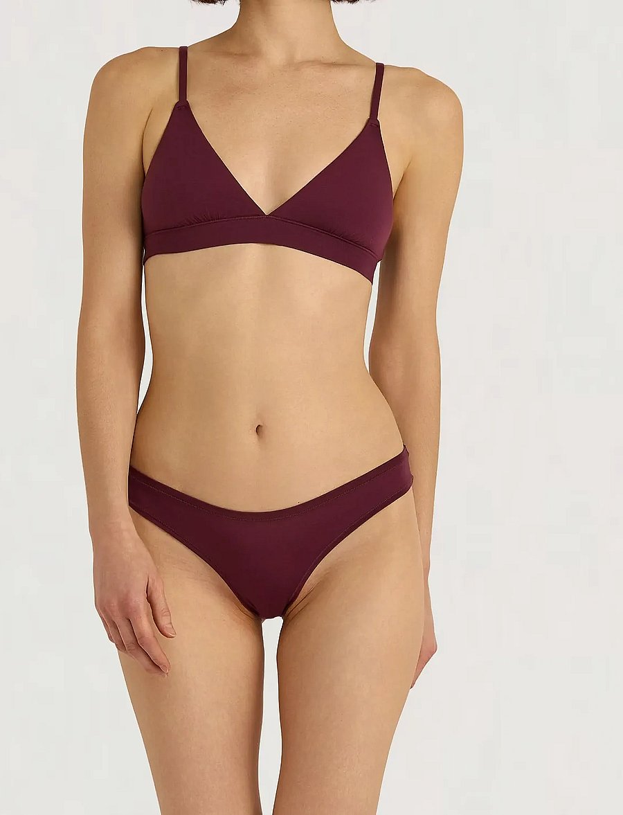 Organic Basics - Soft Touch Veil High-Leg Briefs - fig - 0