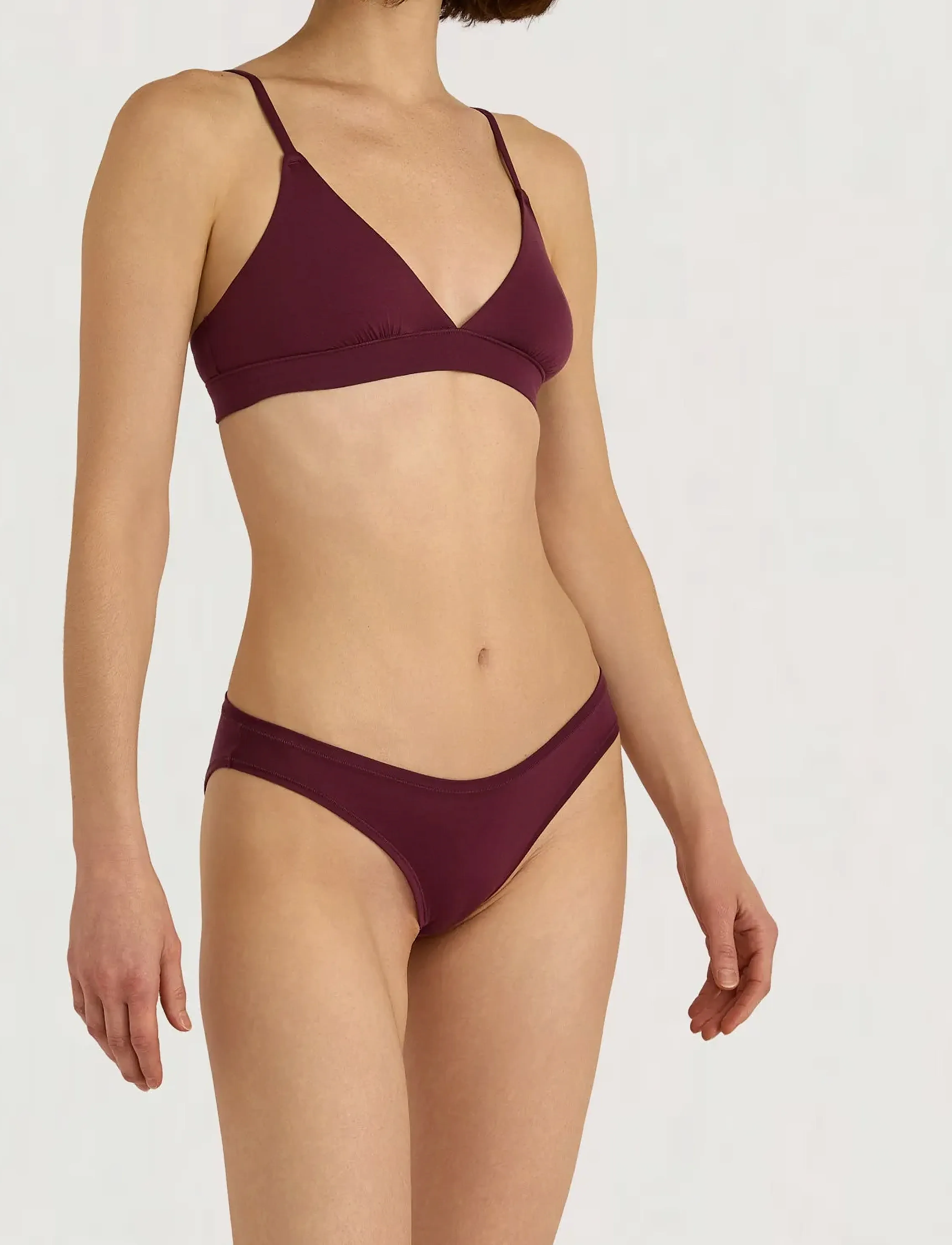 Organic Basics - Soft Touch Veil High-Leg Briefs - fig - 4