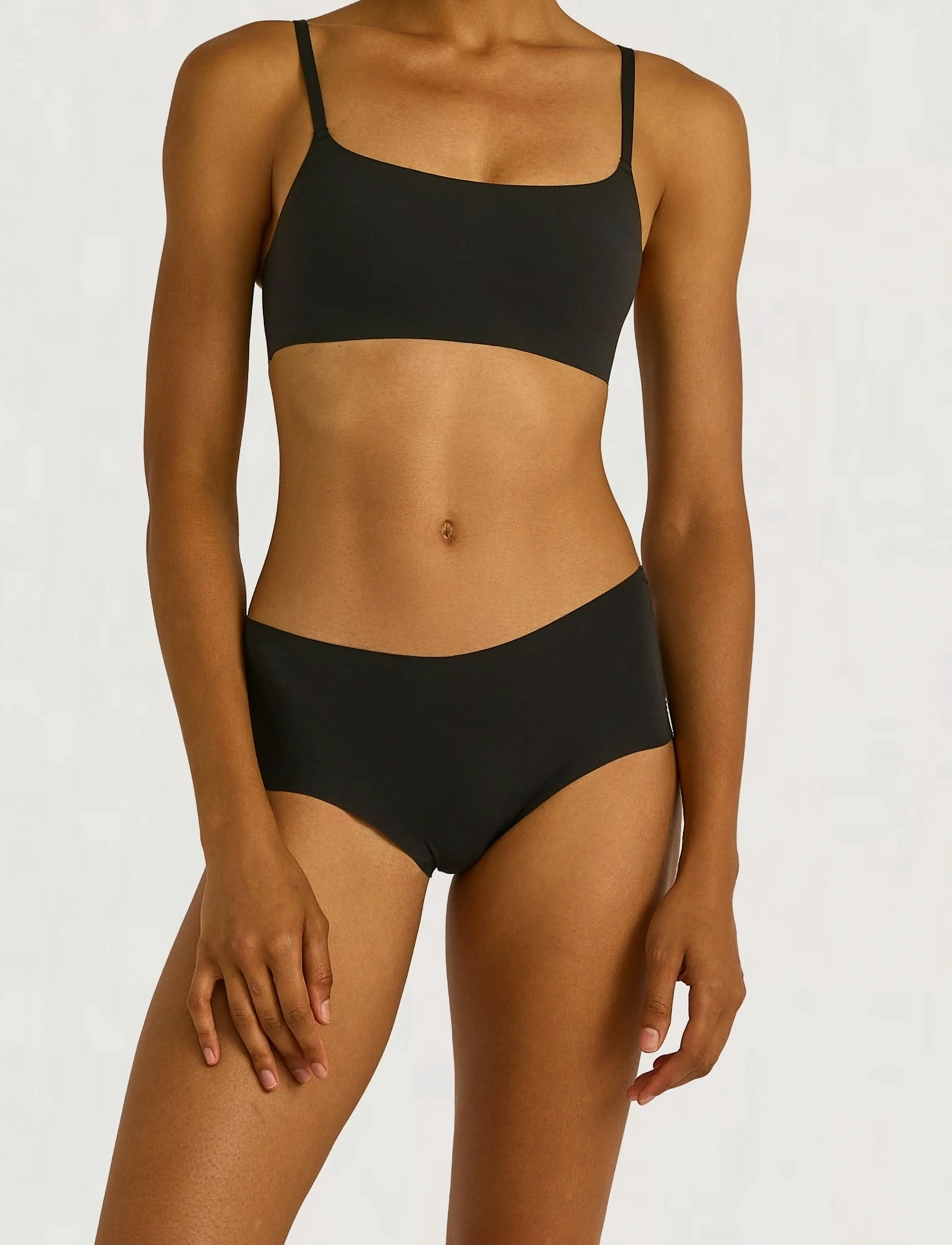 Organic Basics Bare High-Rise Briefs, XS, Black, Trusser > Trusser, Dame