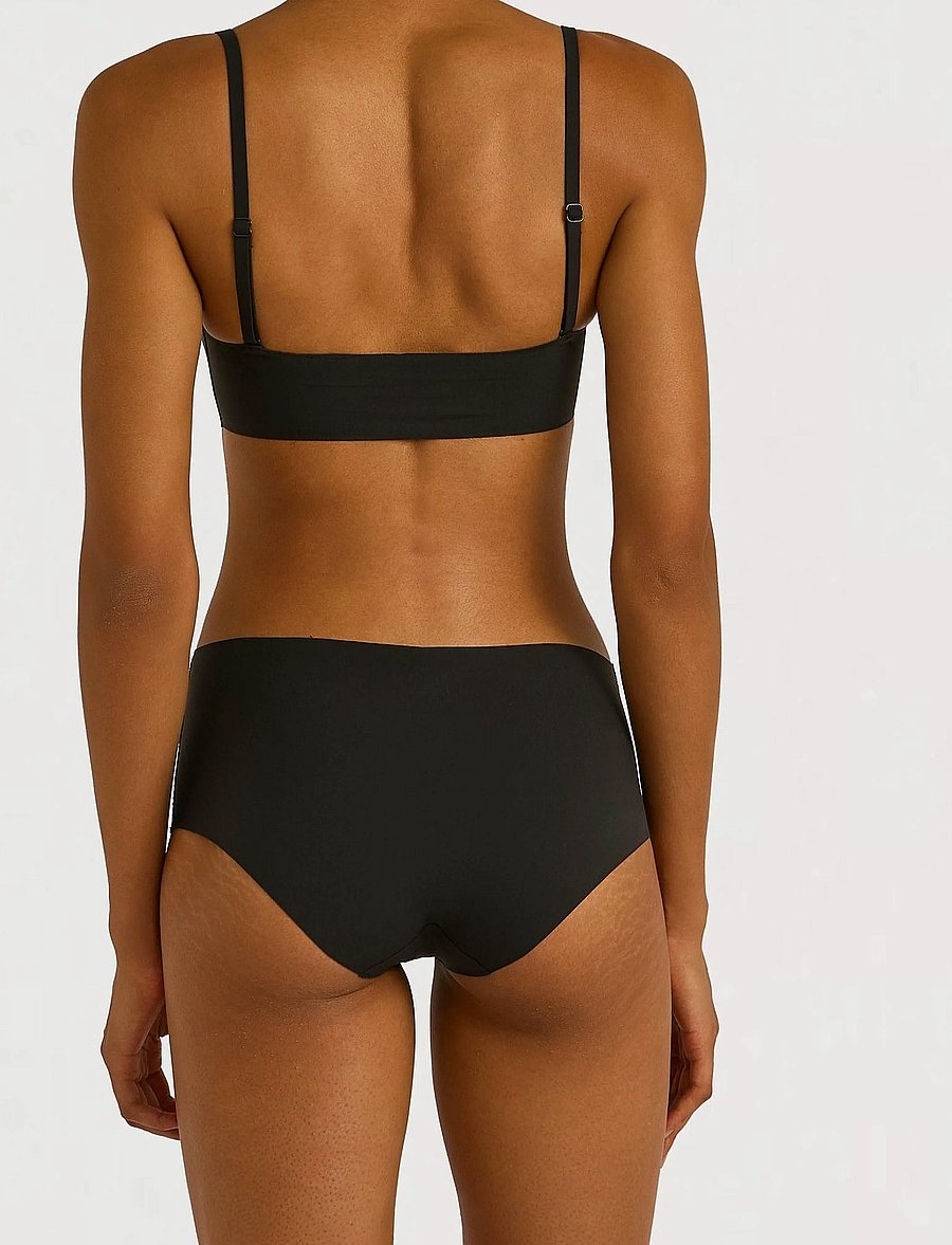 Organic Basics - Bare High-rise Briefs - midi & maxi slips - black - 2