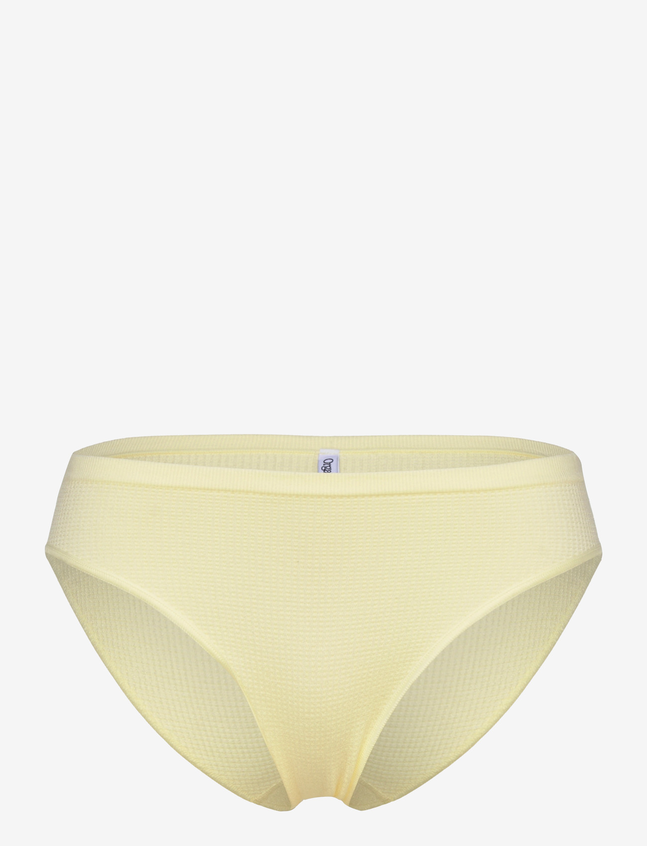 Organic Basics - Seamless Waffle High-Leg Briefs - briefs - buttercup - 0