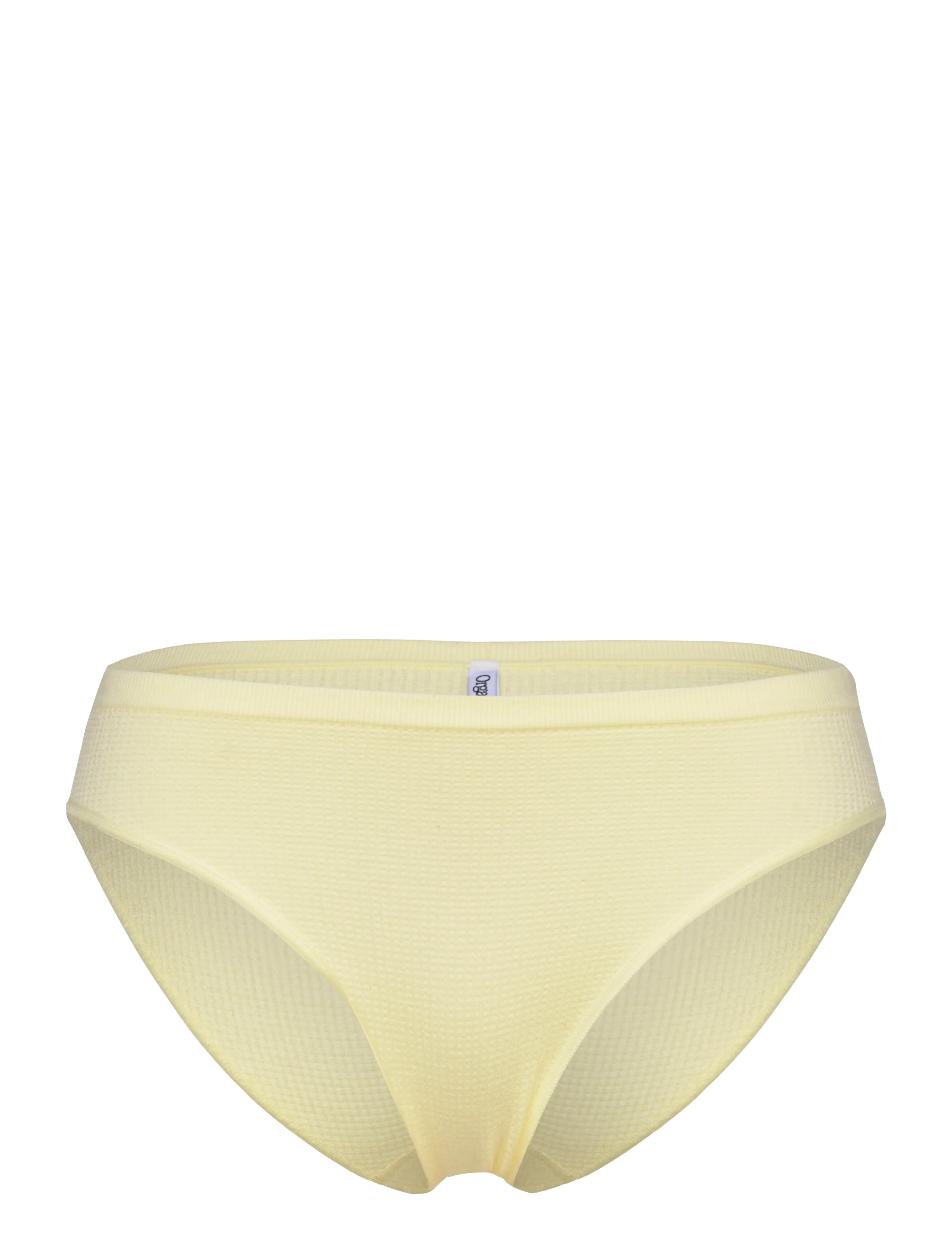 Organic Basics Seamless Waffle High-Leg Briefs - Organic Basics - BUTTERCUP / yellow