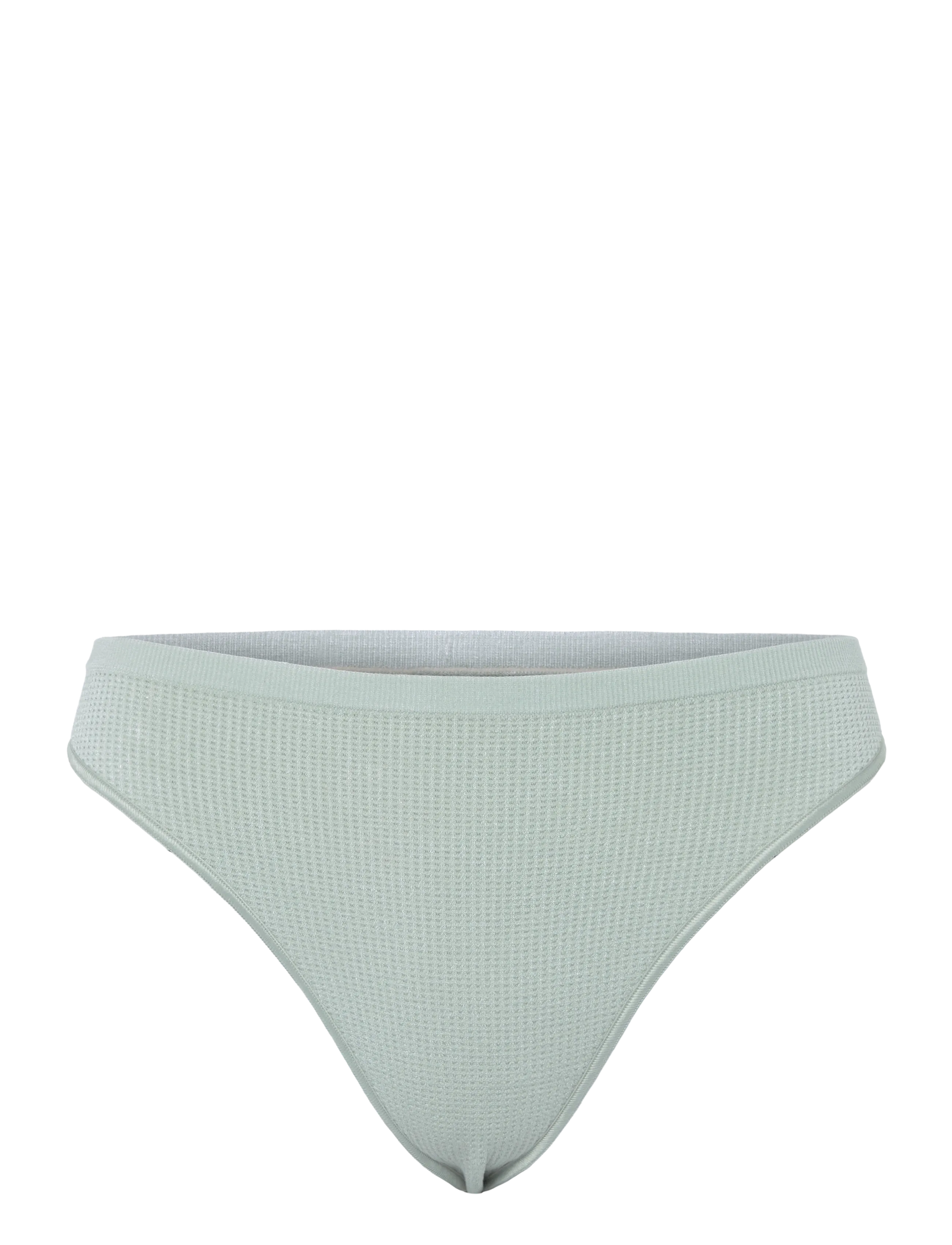 Organic Basics Seamless Waffle Thong - Tangas - NORTHERN LIGHTS / green