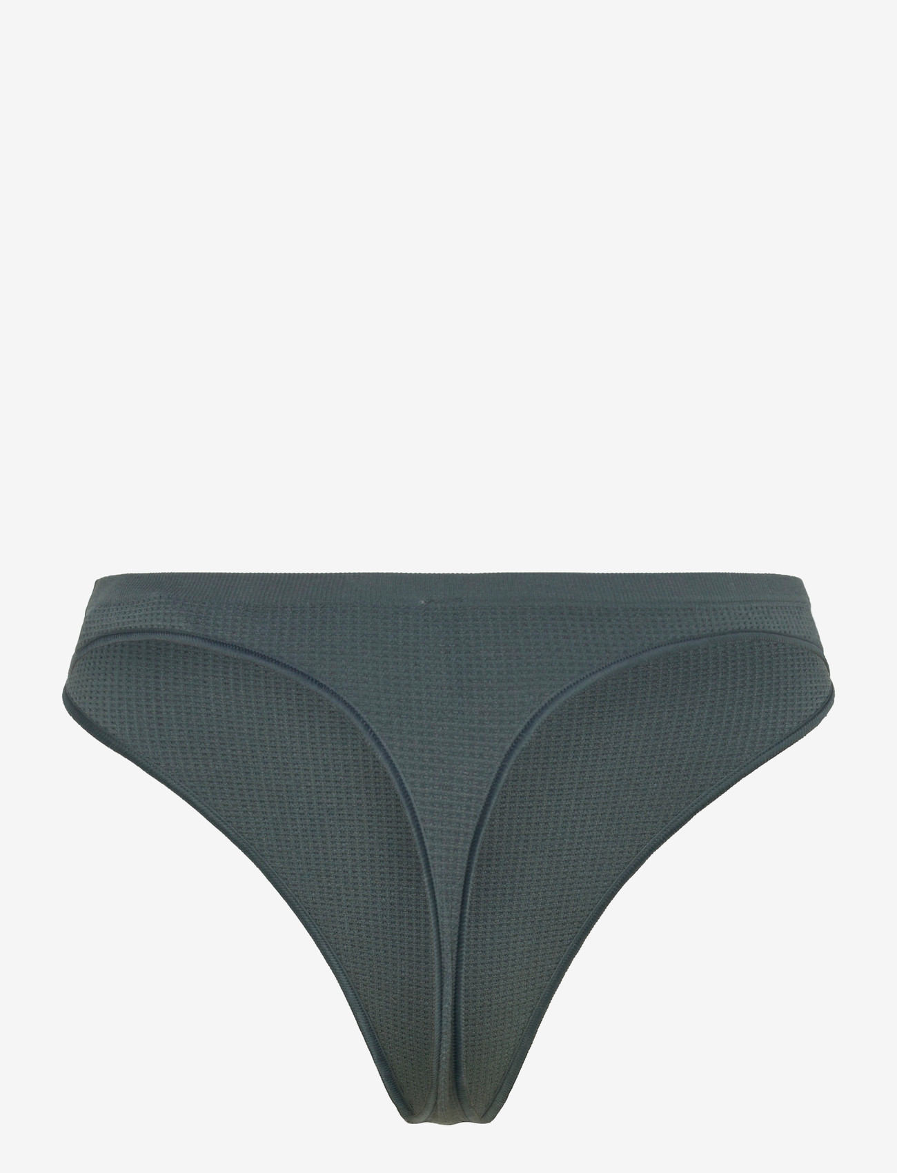 Organic Basics - Seamless Waffle Thong - Õmblusteta aluspüksid - thunder - 1
