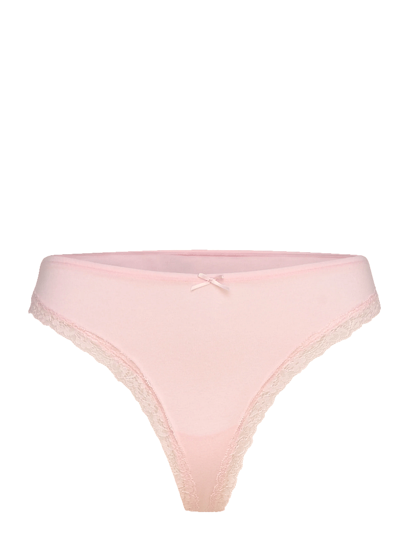 Organic Basics - Flex Lace Thong - stringid - soft blush - 1