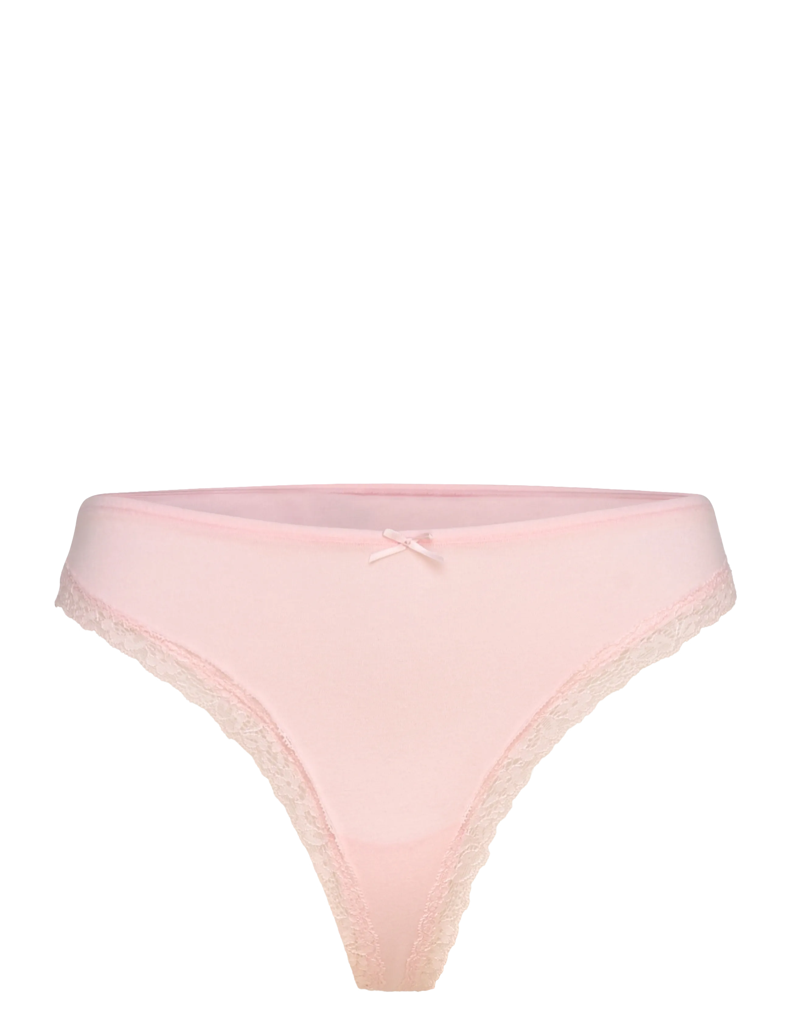 Organic Basics - Flex Lace Thong - soft blush - 1