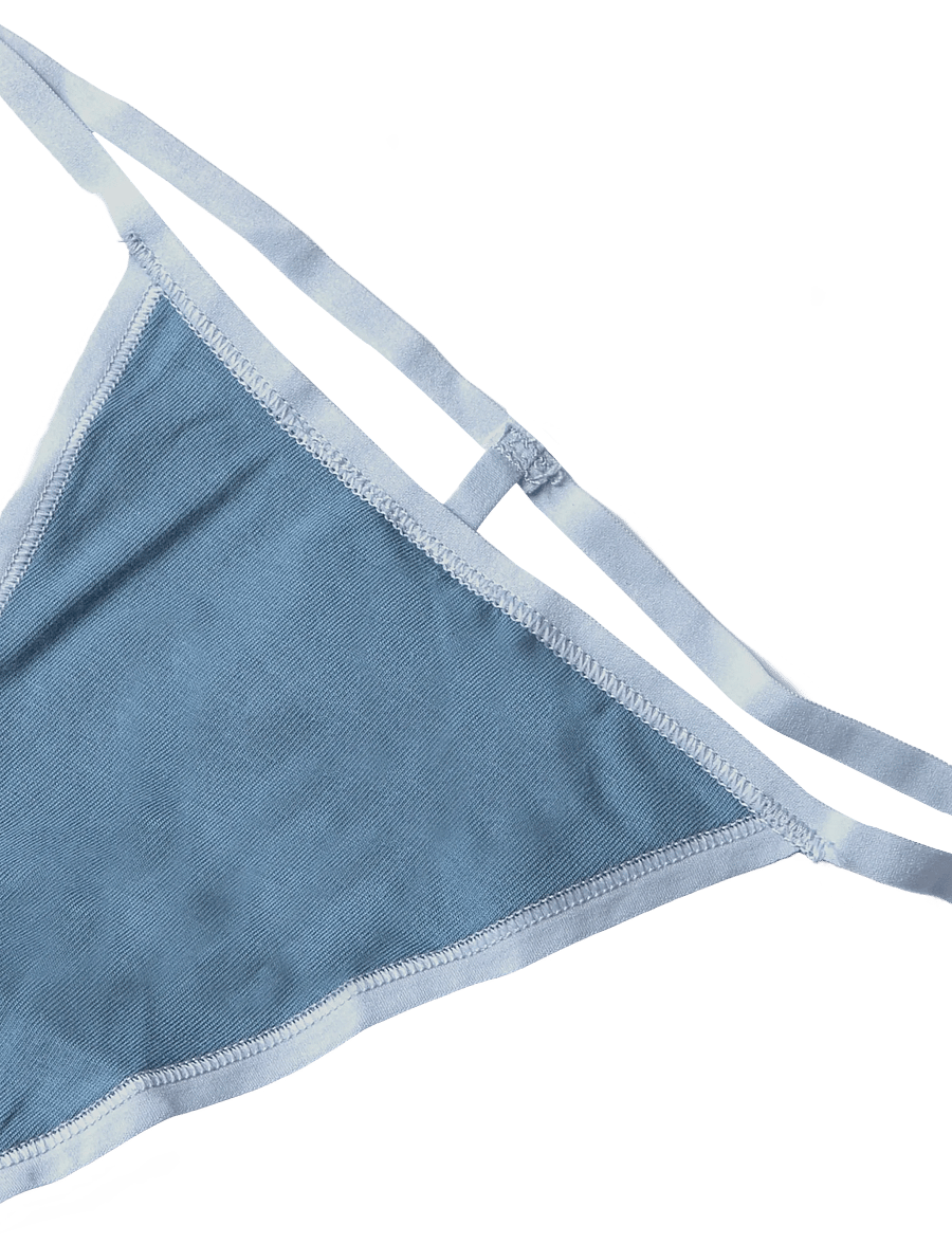 Organic Basics - Core String - steel blue - 2