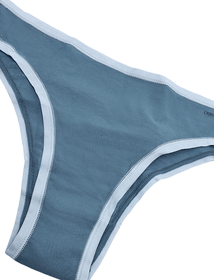 Organic Basics - Core Tanga - briefs - steel blue - 5