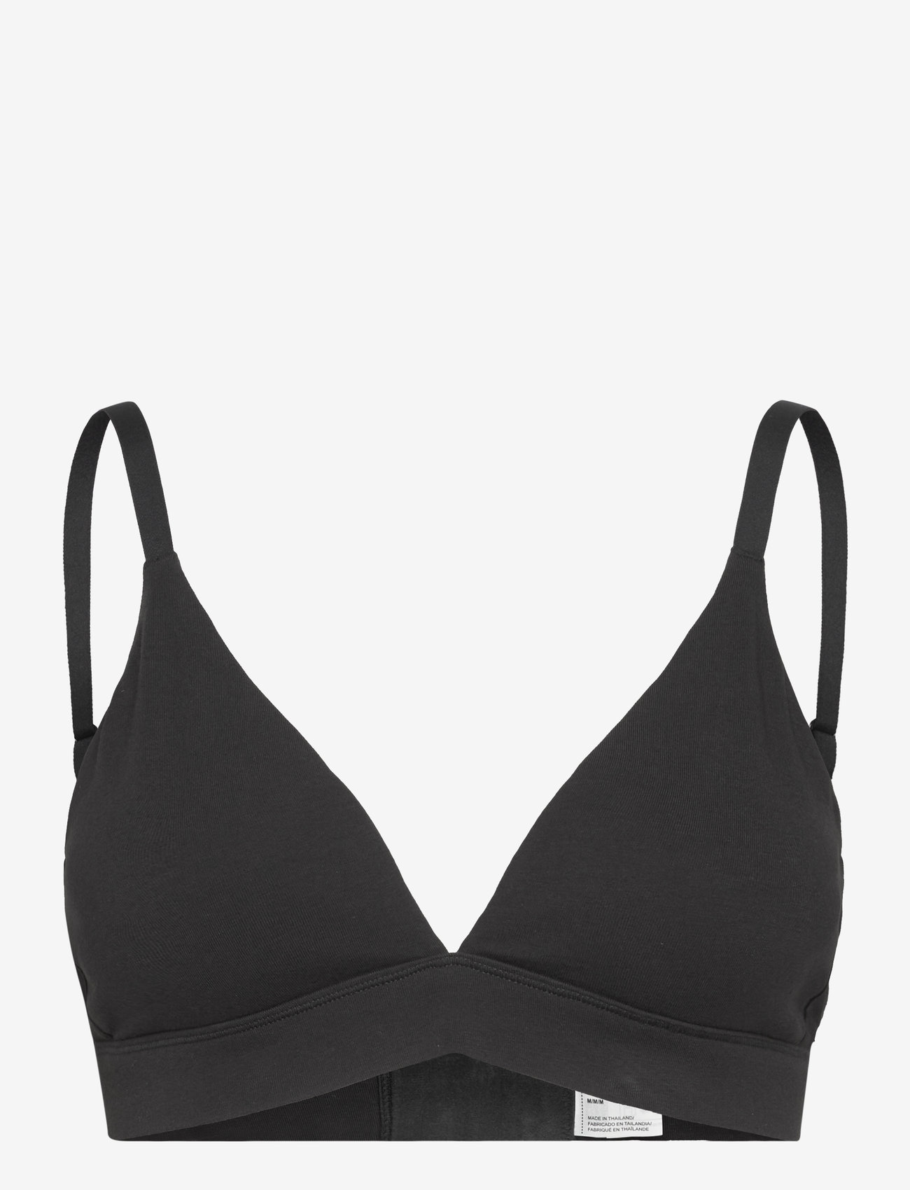 Organic Basics - Core Triangle Bralette - bralette - black - 0