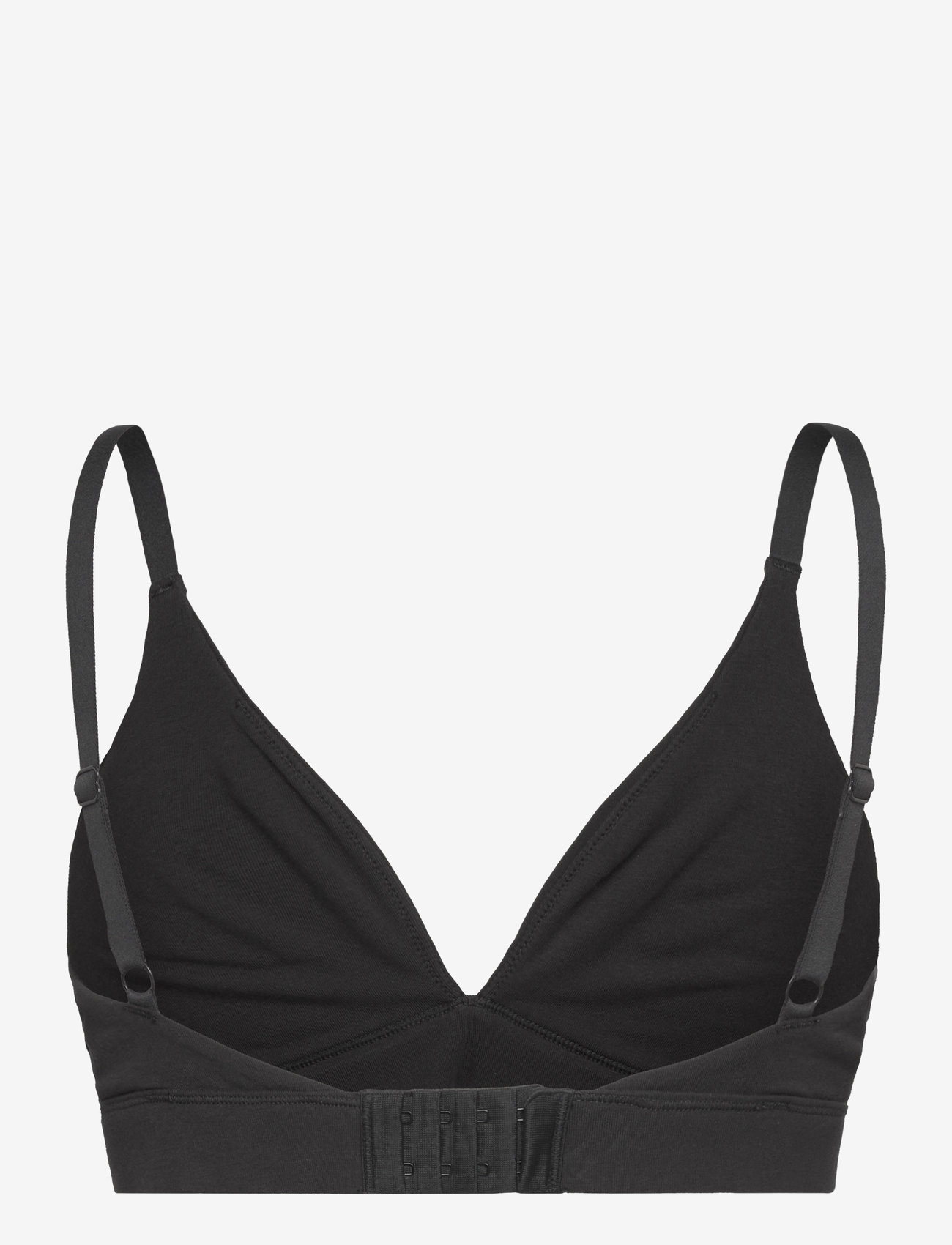 Organic Basics - Core Triangle Bralette - bralette - black - 1