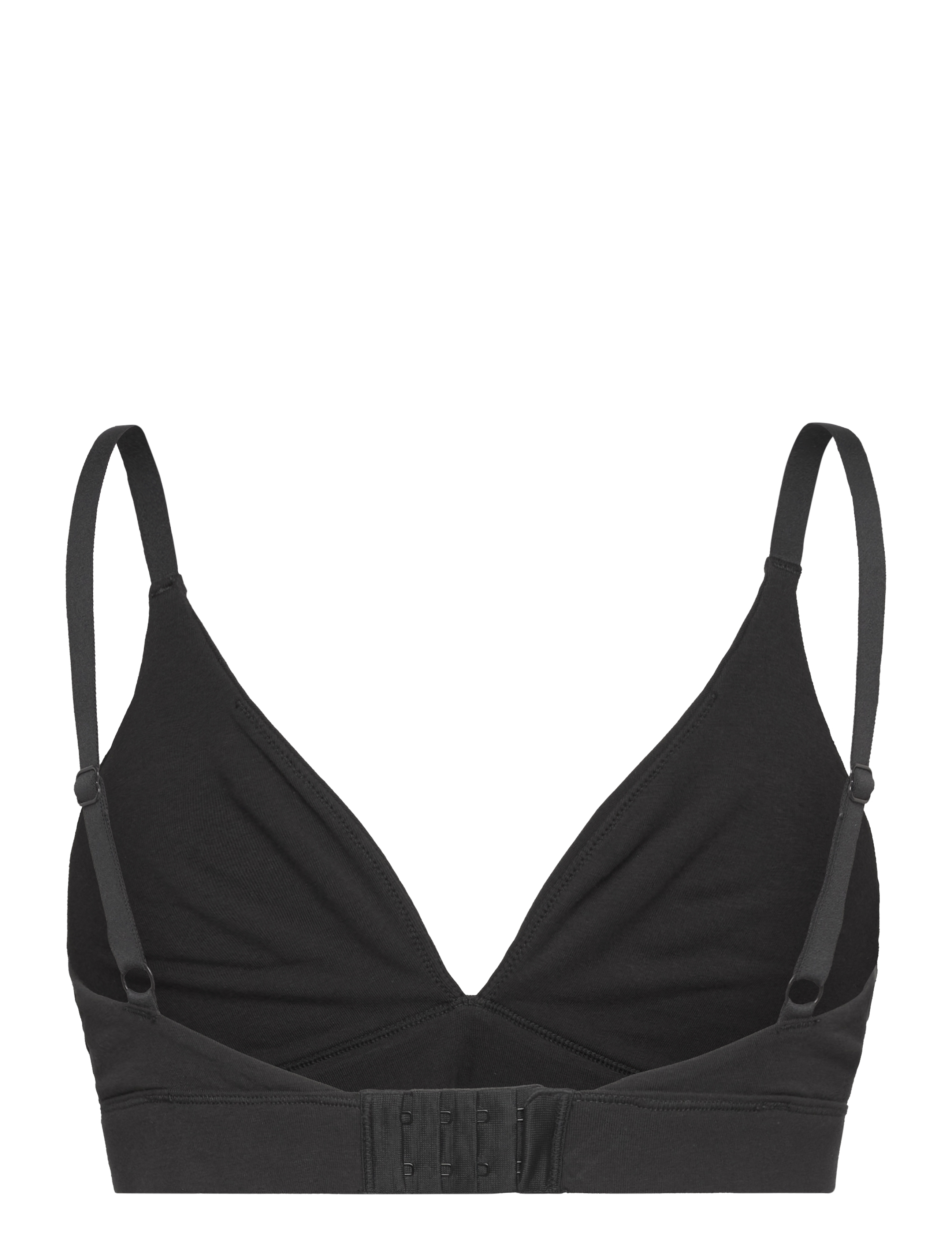 Organic Basics - Core Triangle Bralette - bralette - black - 2