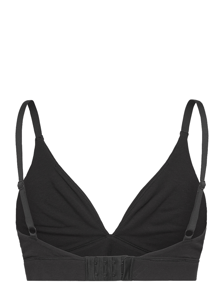Organic Basics - Core Triangle Bralette - bralette - black - 2
