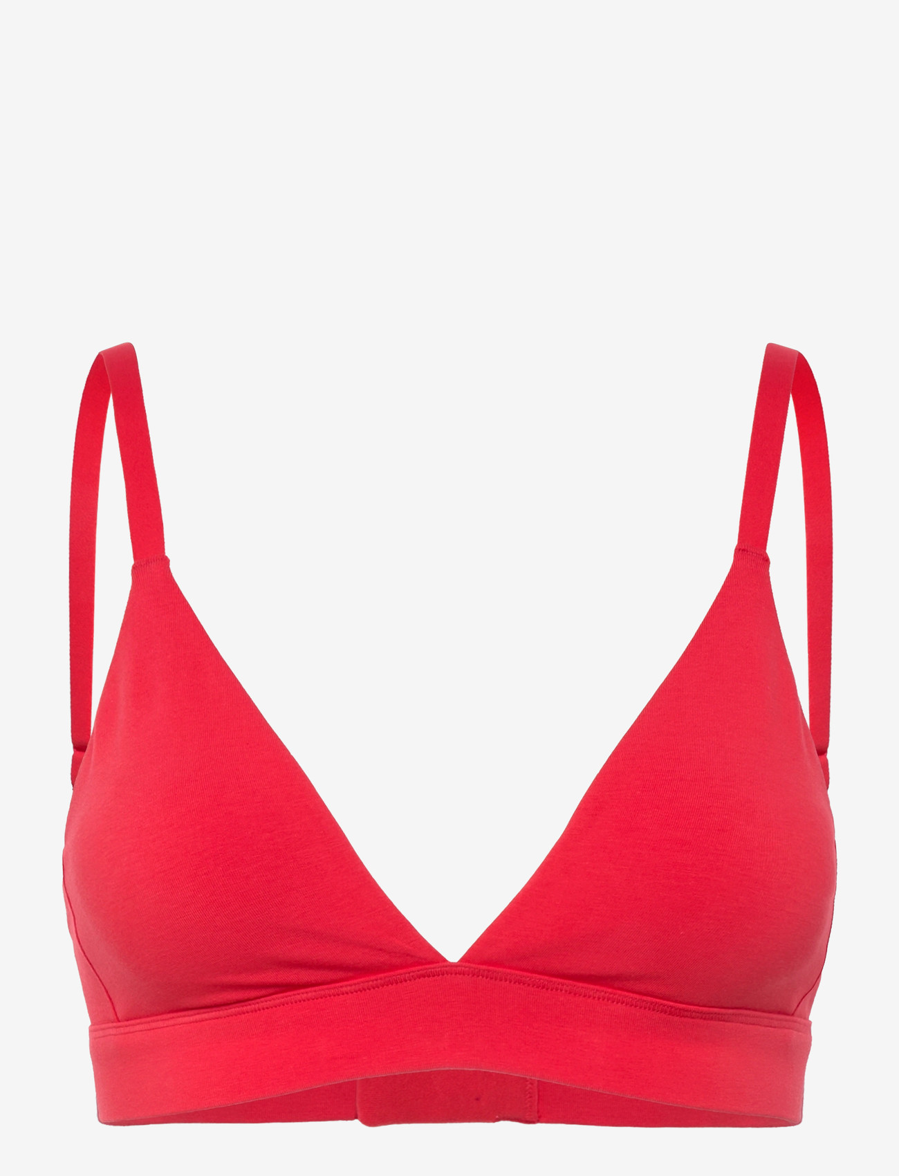 Organic Basics - Core Triangle Bralette - bralette - dragon red - 0