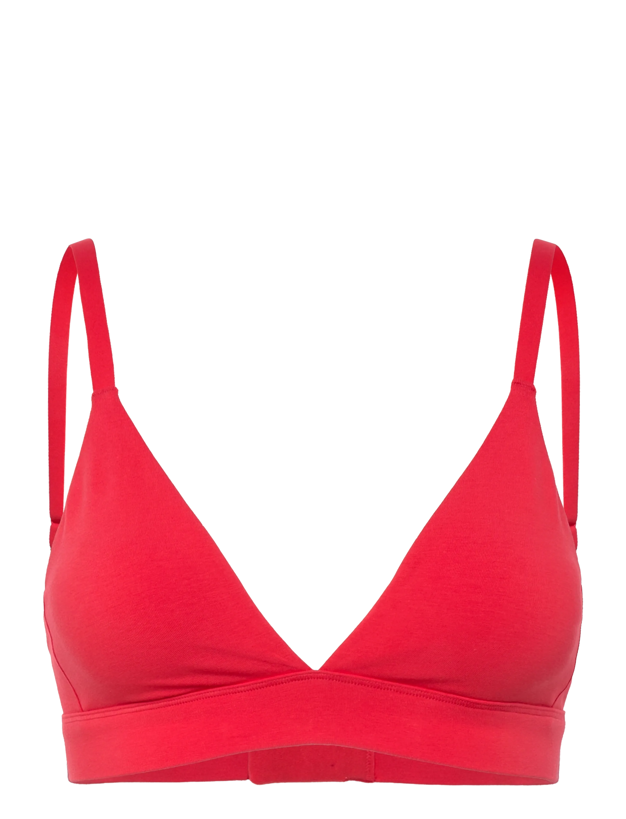 Organic Basics Core Triangle Bralette - Unterwäsche - DRAGON RED / red
