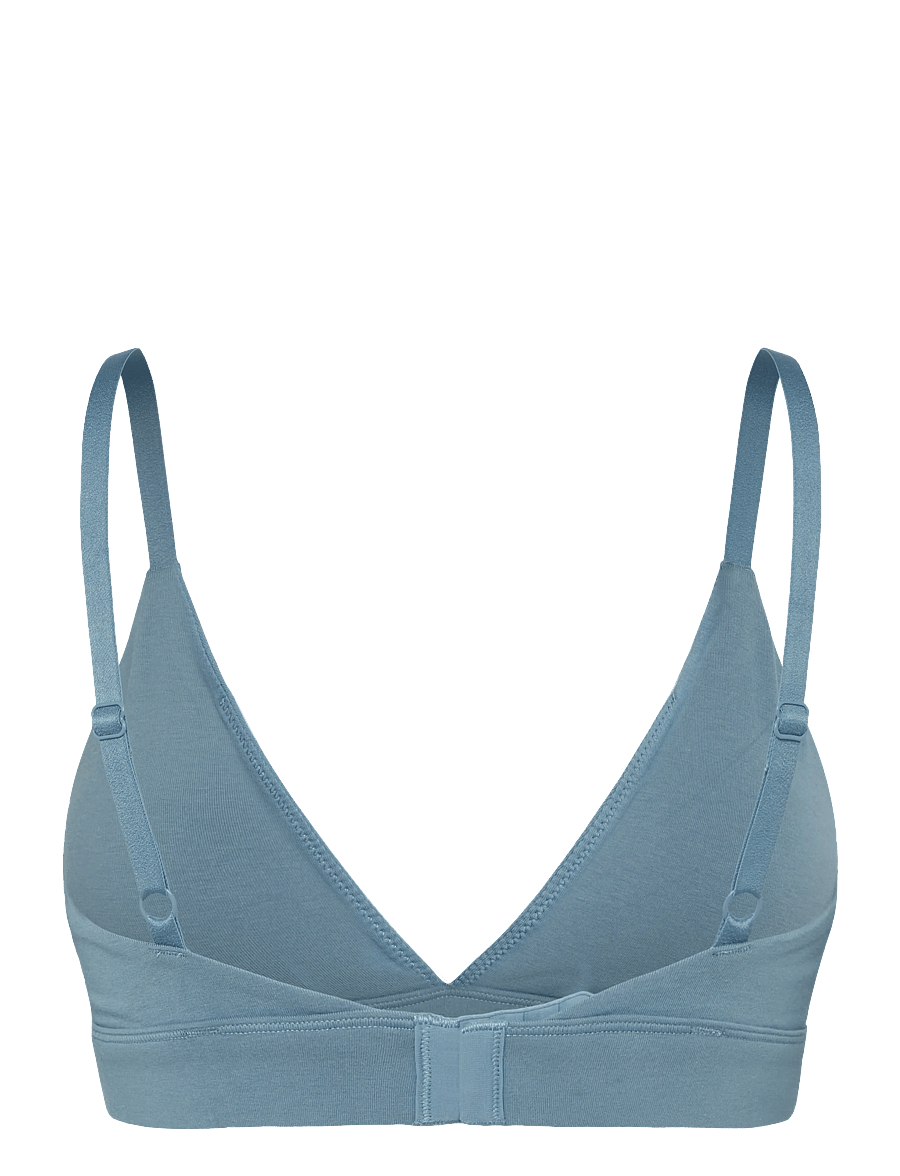 Organic Basics - Core Triangle Bralette - bralette - steel blue - 1