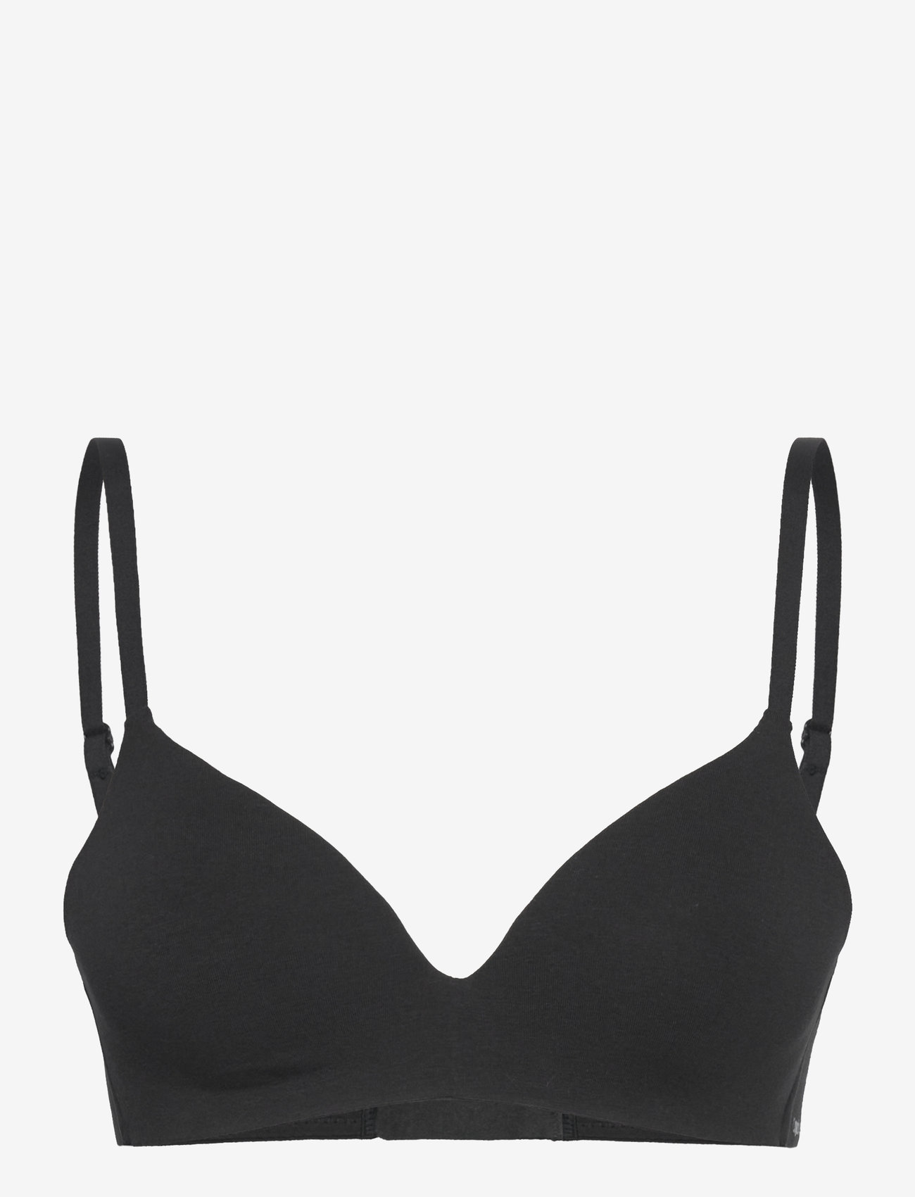 Organic Basics - Core Wireless Plunge Bra - bügellose bhs - black - 1