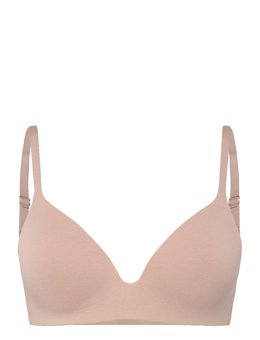 Organic Basics - Core Wireless Plunge Bra - bh'er uden bøjle - hazelnut - 0