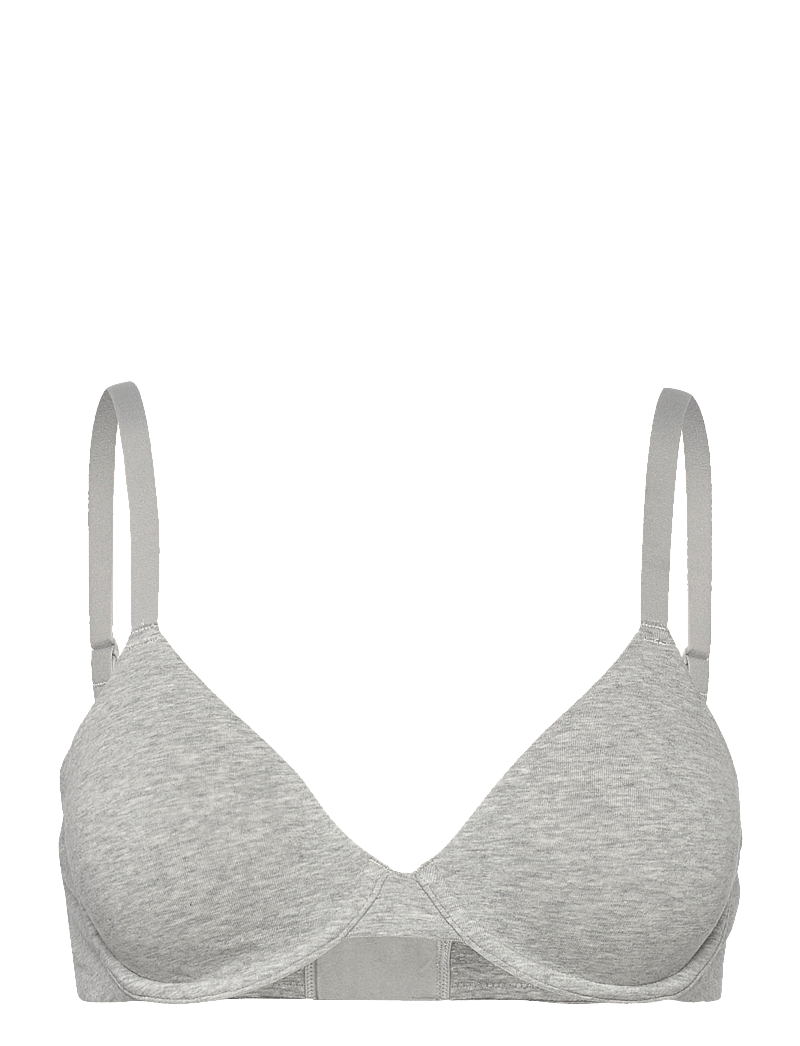 Organic Basics - Core Unlined Demi Bra - t-shirt bhs - grey melange - 0