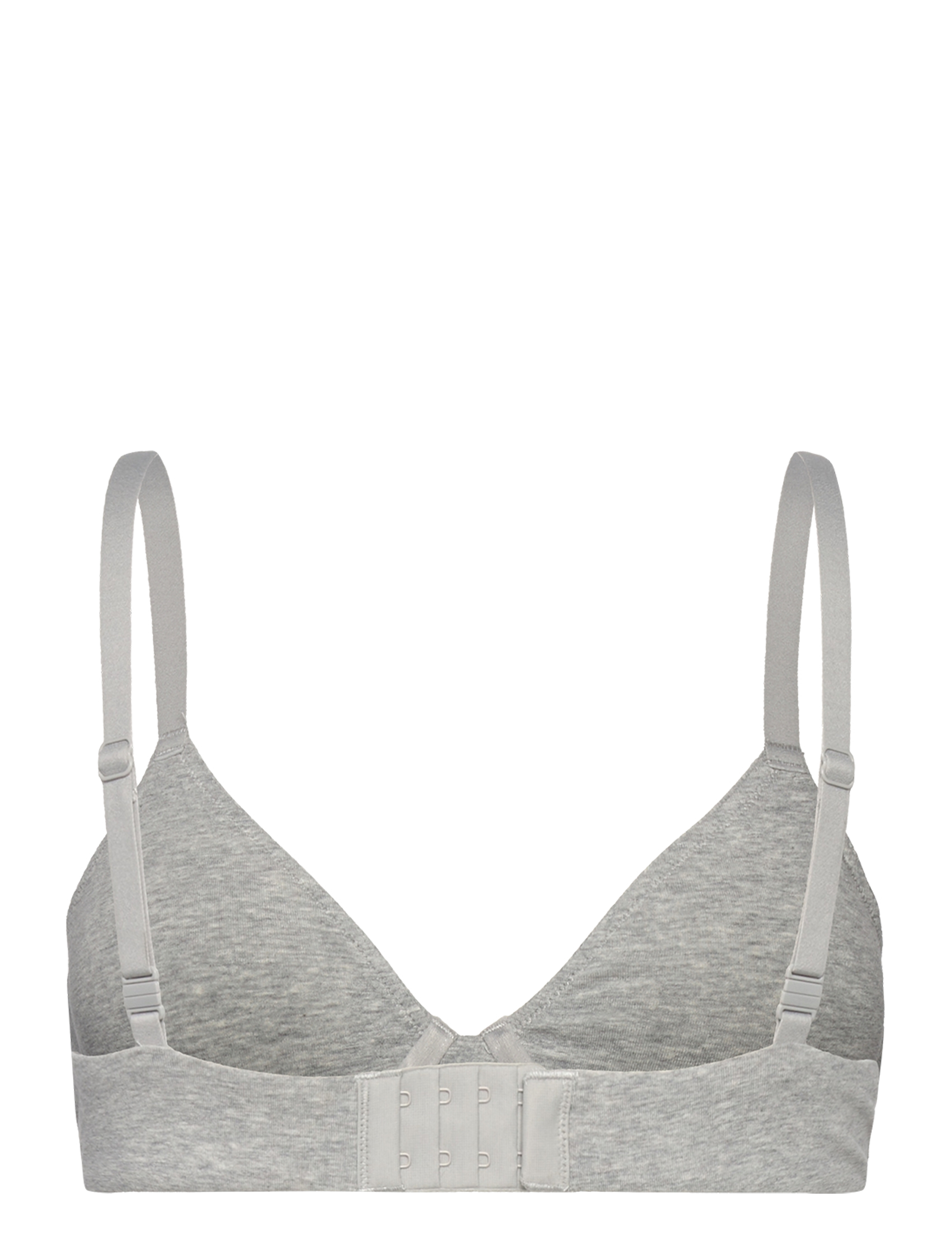 Organic Basics - Core Unlined Demi Bra - sléttir brjóstahaldarar - grey melange - 2