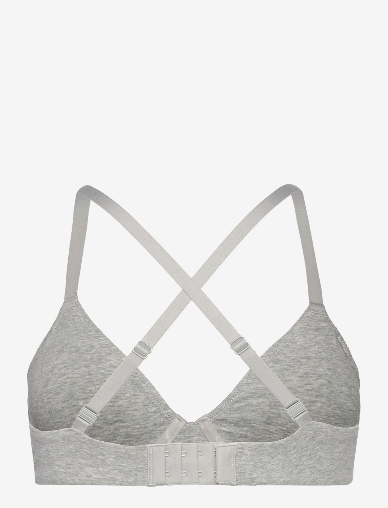 Organic Basics - Core Unlined Demi Bra - t-shirt bhs - grey melange - 2
