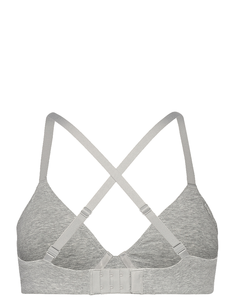 Organic Basics - Core Unlined Demi Bra - t-shirt bhs - grey melange - 2