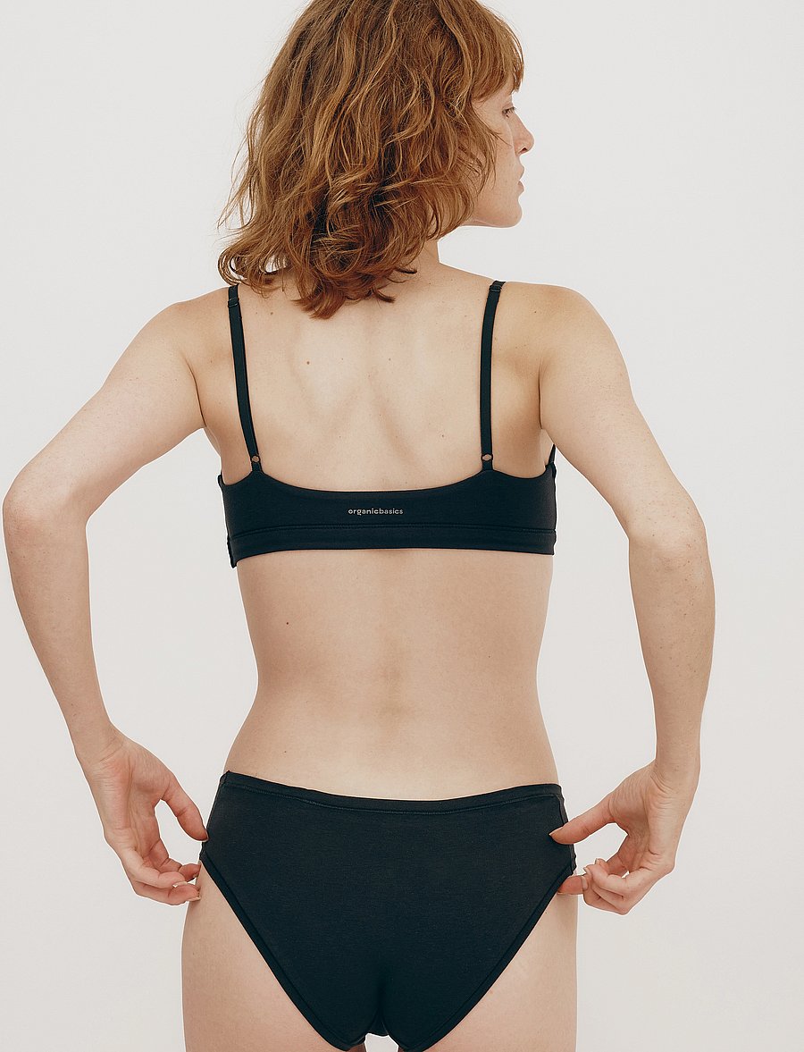 Organic Basics - Flex Bralette - bralette - black - 3