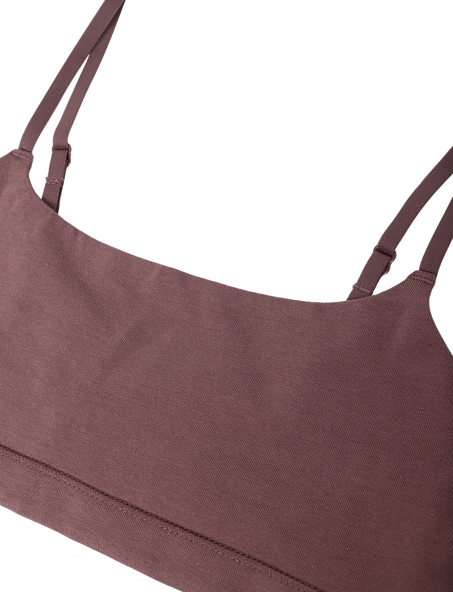 Organic Basics - Flex Bralette - braletid - rose wood - 5