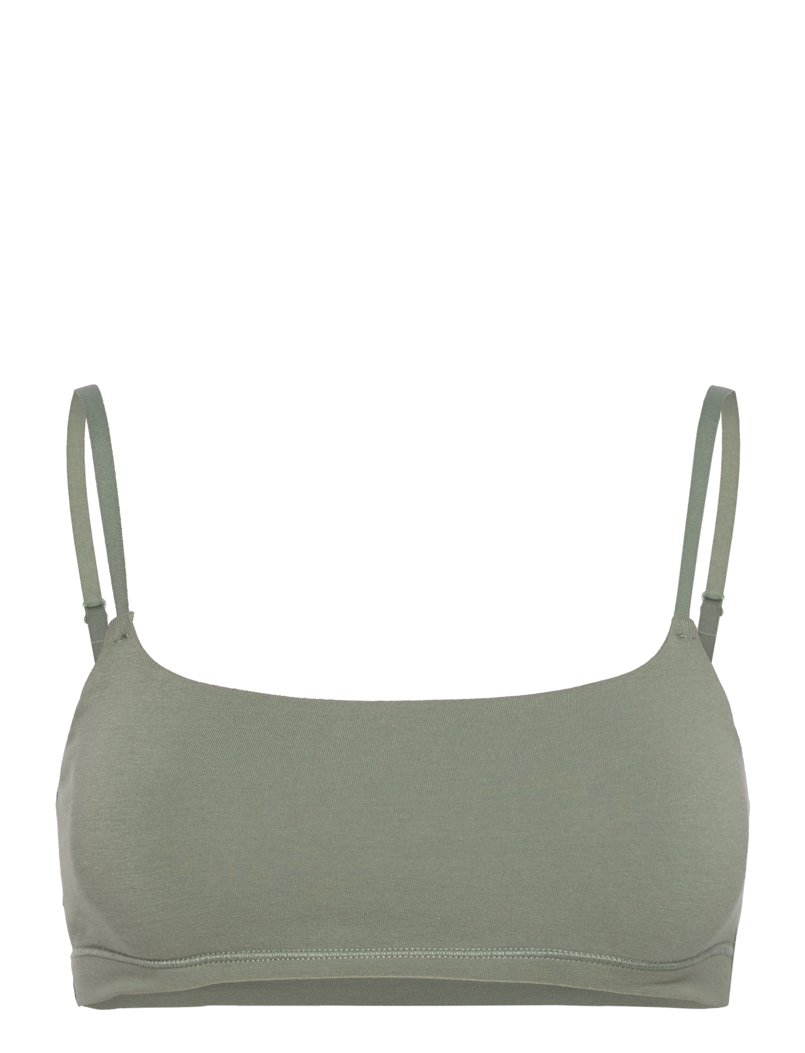ORGANIC BASICS Flex Bralette Grün - XS - Damen