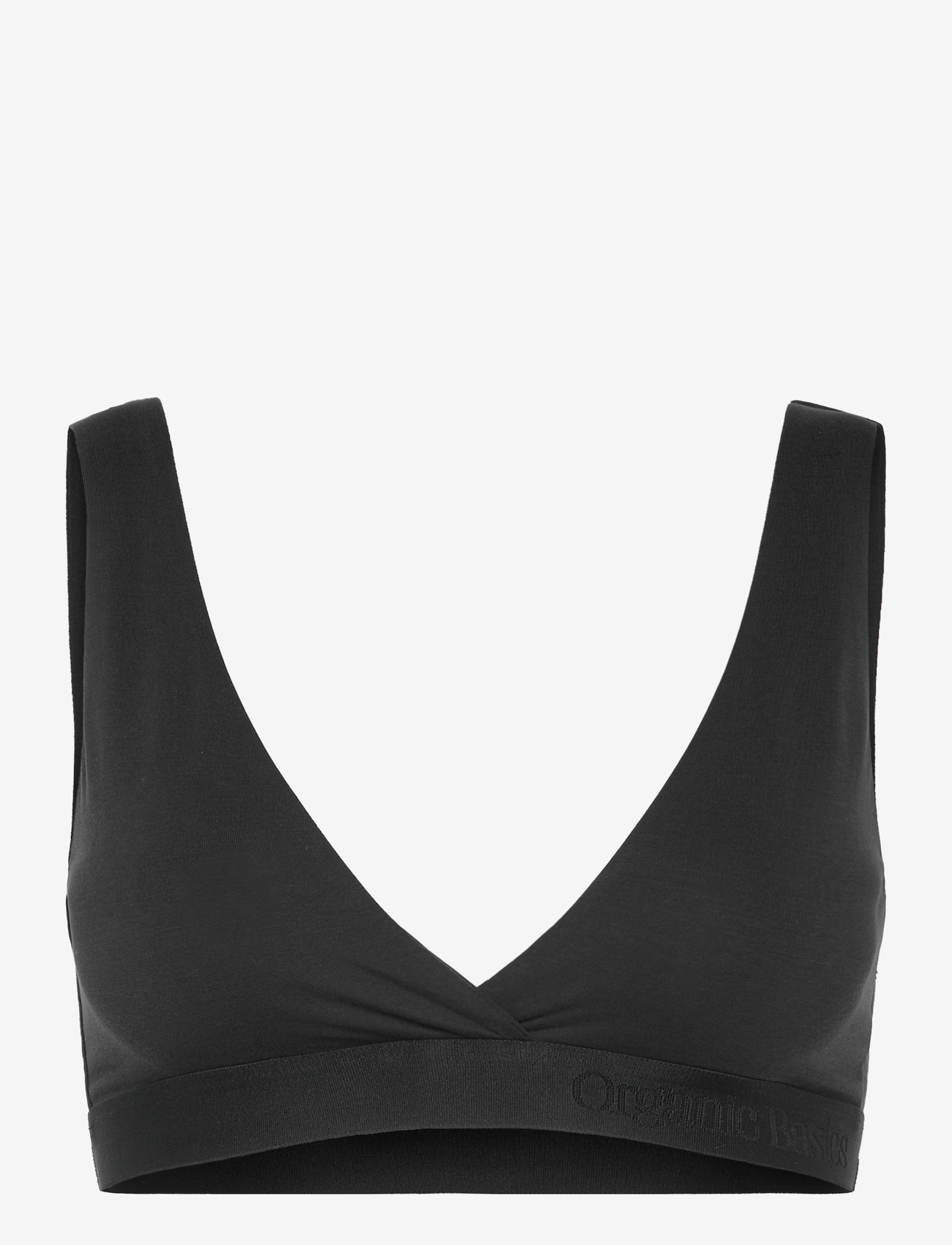 Organic Basics - Soft Touch Basic Bralette - rinnahoidja - black - 0